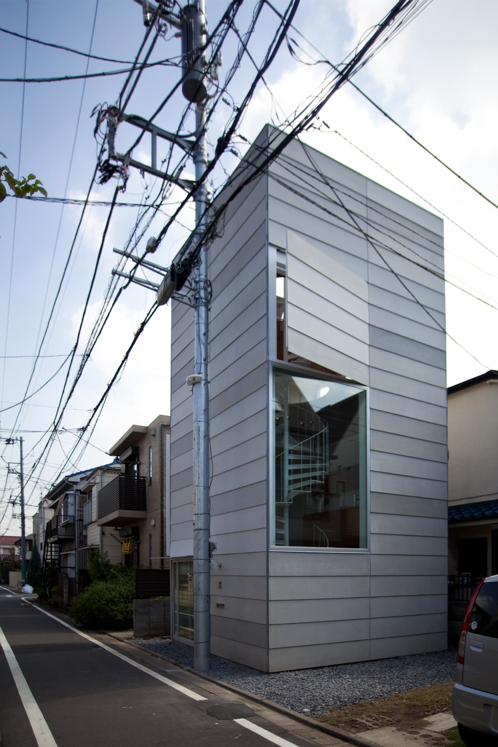 Small Private House Steel Panel Structure Meguru-ku Unemori - 01.jpg