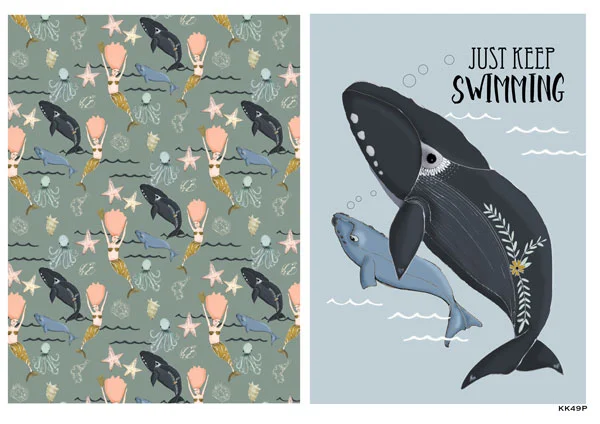 Whales and Mermaids Collection