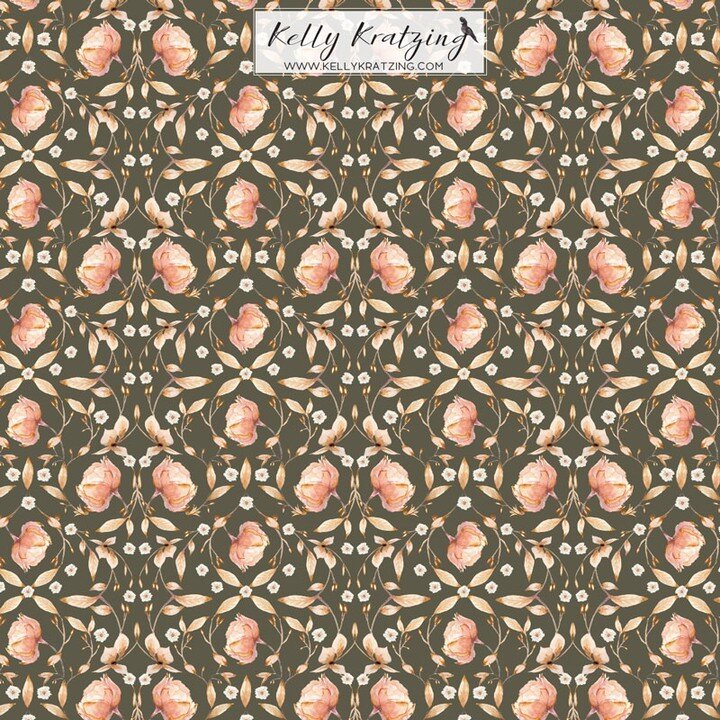 The 3rd colour way of my hero pattern in the Vintage Haze collection. 

Posted with @plannthat #plannthat #nativefauna #handdrawnart #surfacedesign #watercolourart #photoshopart #textiledesigns #surfacepatternprint #australianartists #surfacepatternd
