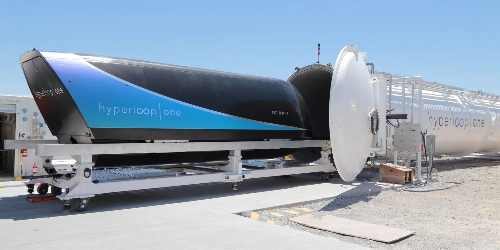 California based Virgin Hyperloop One reached a max speed of 192 mph in recent tests. 
