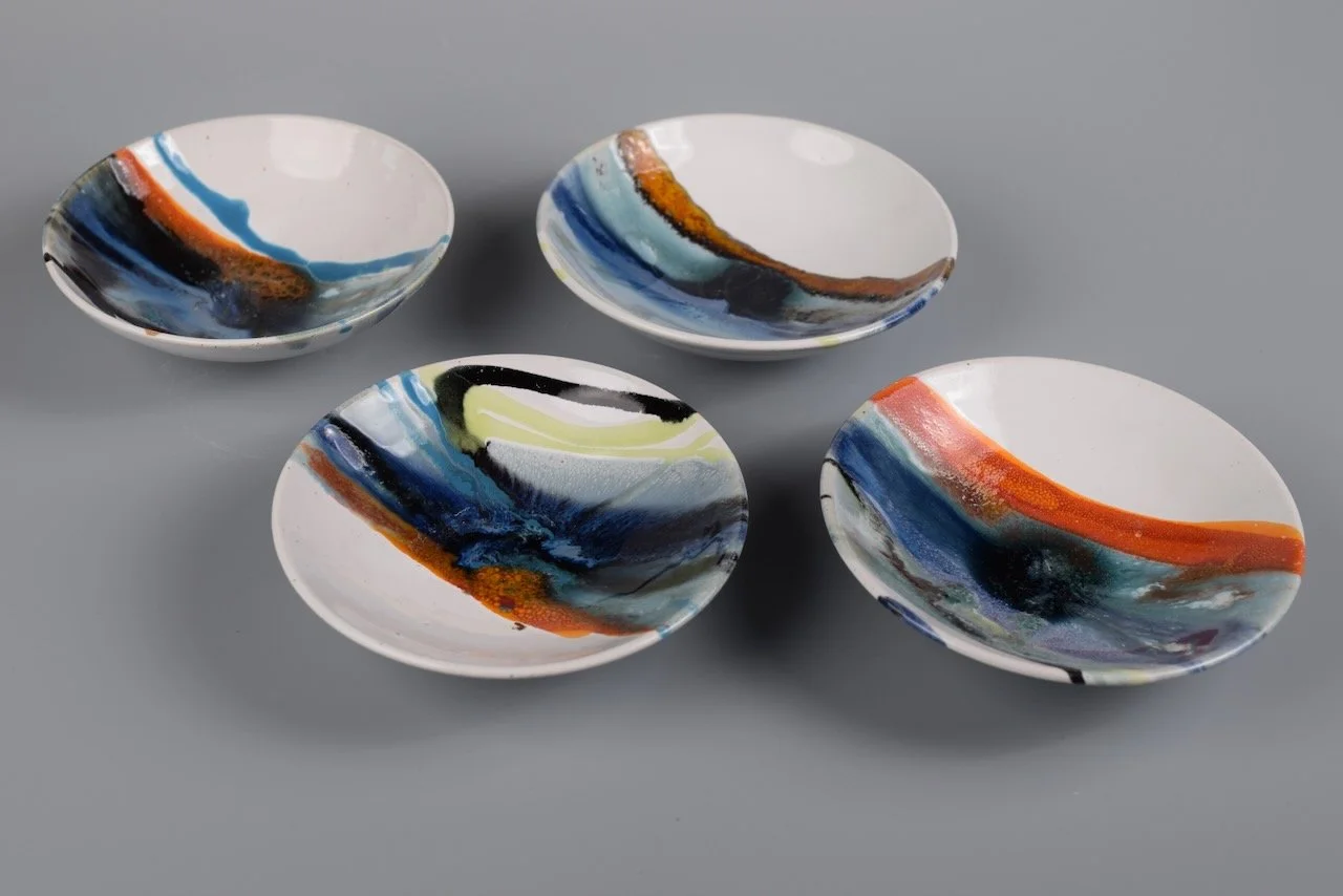 Small Multicoloured Bowl - 14cm Diameter