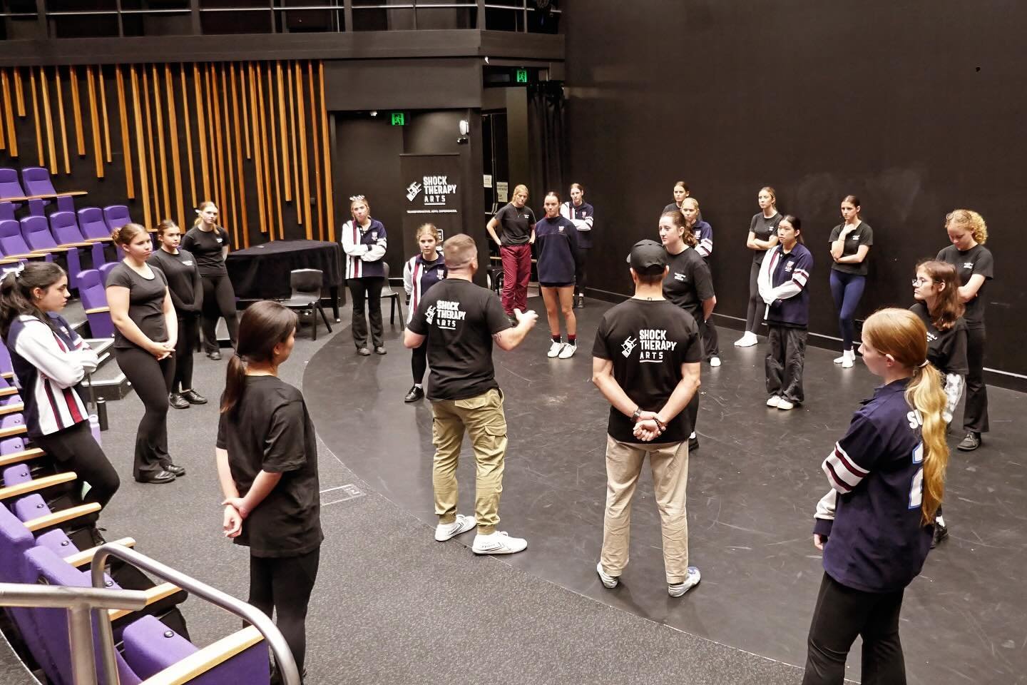 Fantastic to be down in NSW delivering shows and workshops. 

Great day at @brigidinecollegestives yesterday performing THE STONES and running workshops for the year 9 and year 12 drama students. 

#shocktherapyarts #ontour #inschools #performance #w