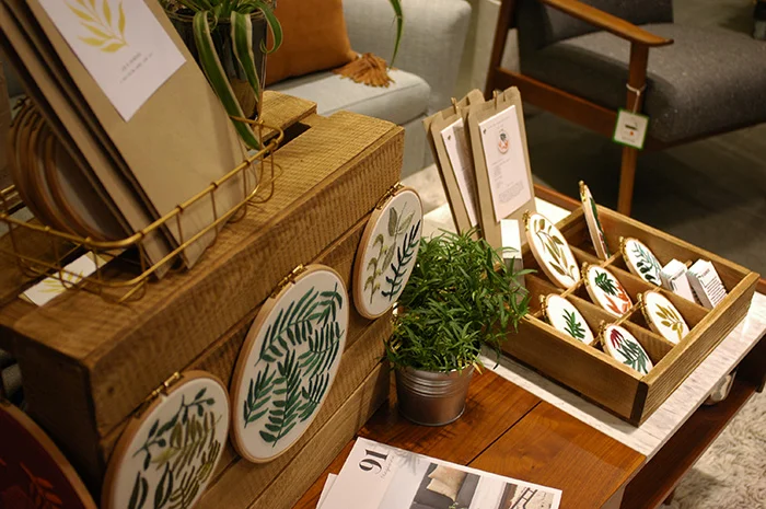 Sew and Saunders stand / Photo: Caroline Rowland