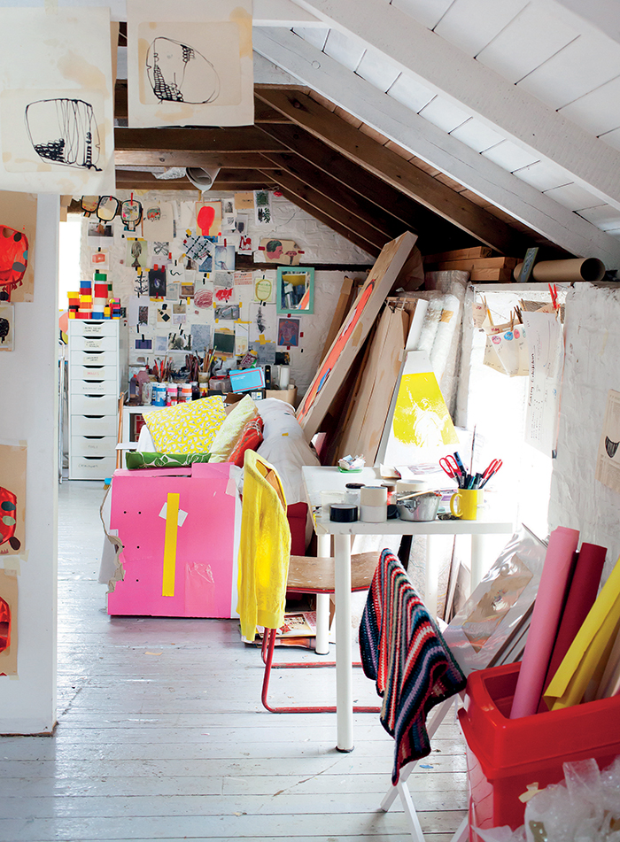 Sally Taylor's studio - Photo: Victoria Harley