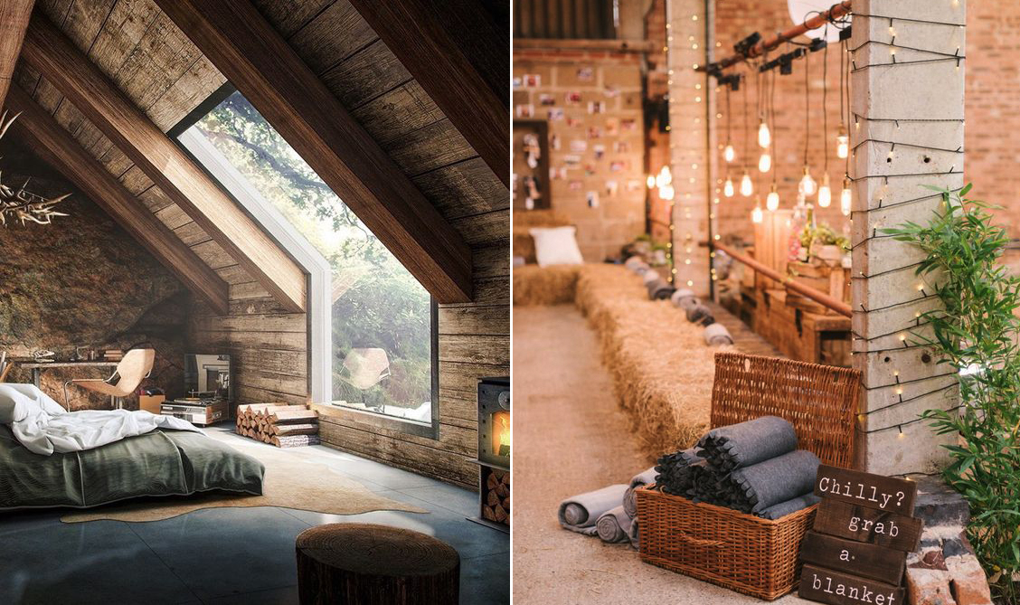 L: via Abigail Ahern blog / R: via Rock My Wedding