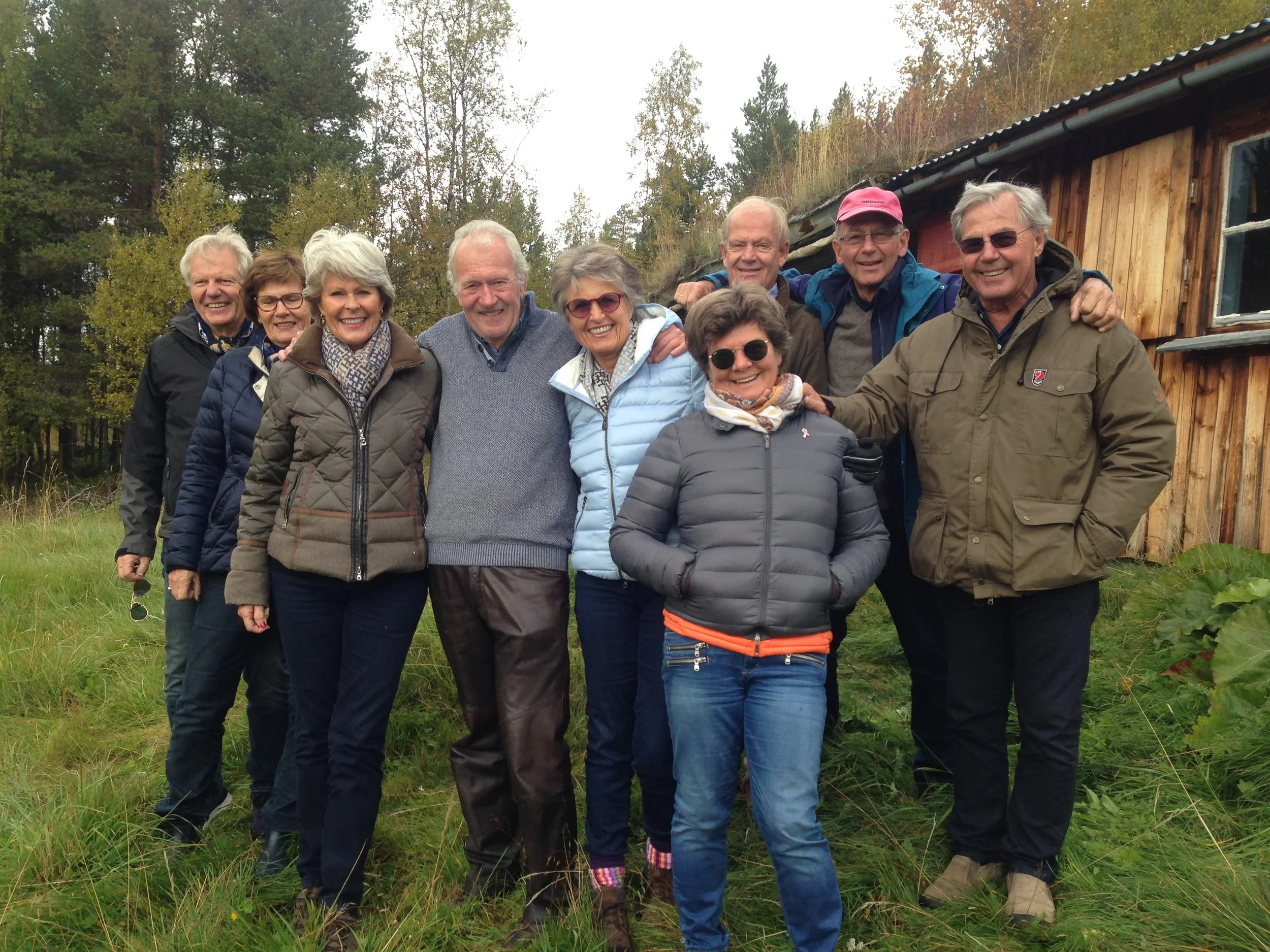  10. september 2017 - Koselig besøk av hyttevenner fra Sjusjøen. 