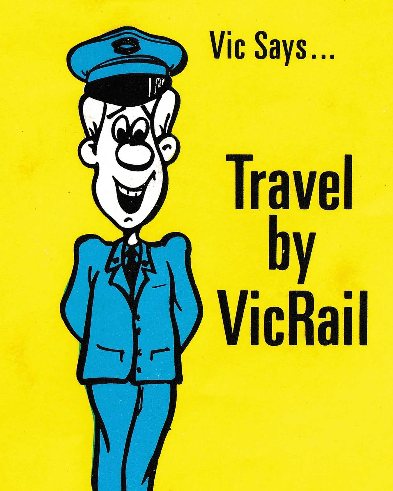 VicRail, the predecessor of The Met. 
Known for the iconic &lsquo;teacup&rsquo; logo featured on rolling stock including the Comeng and locomotives. Various rail network maps of The Met carried over design elements of the VicRail days. 

Explore colo
