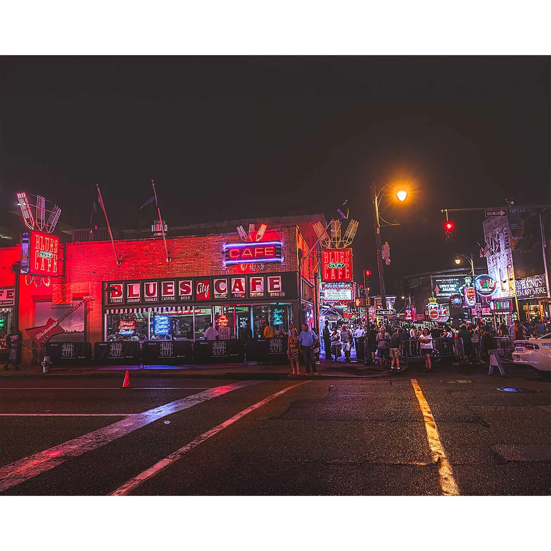 Night at Blues City Cafe