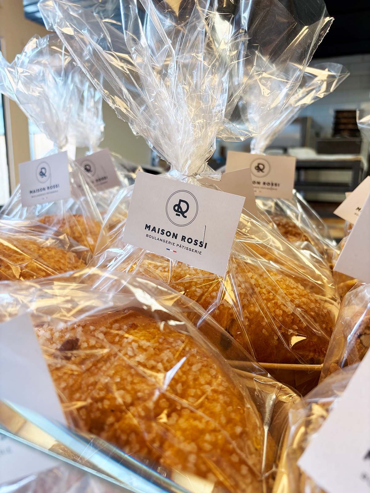 Packaging des brioches de la Maison Rossi à Six-Fours-les-Plages