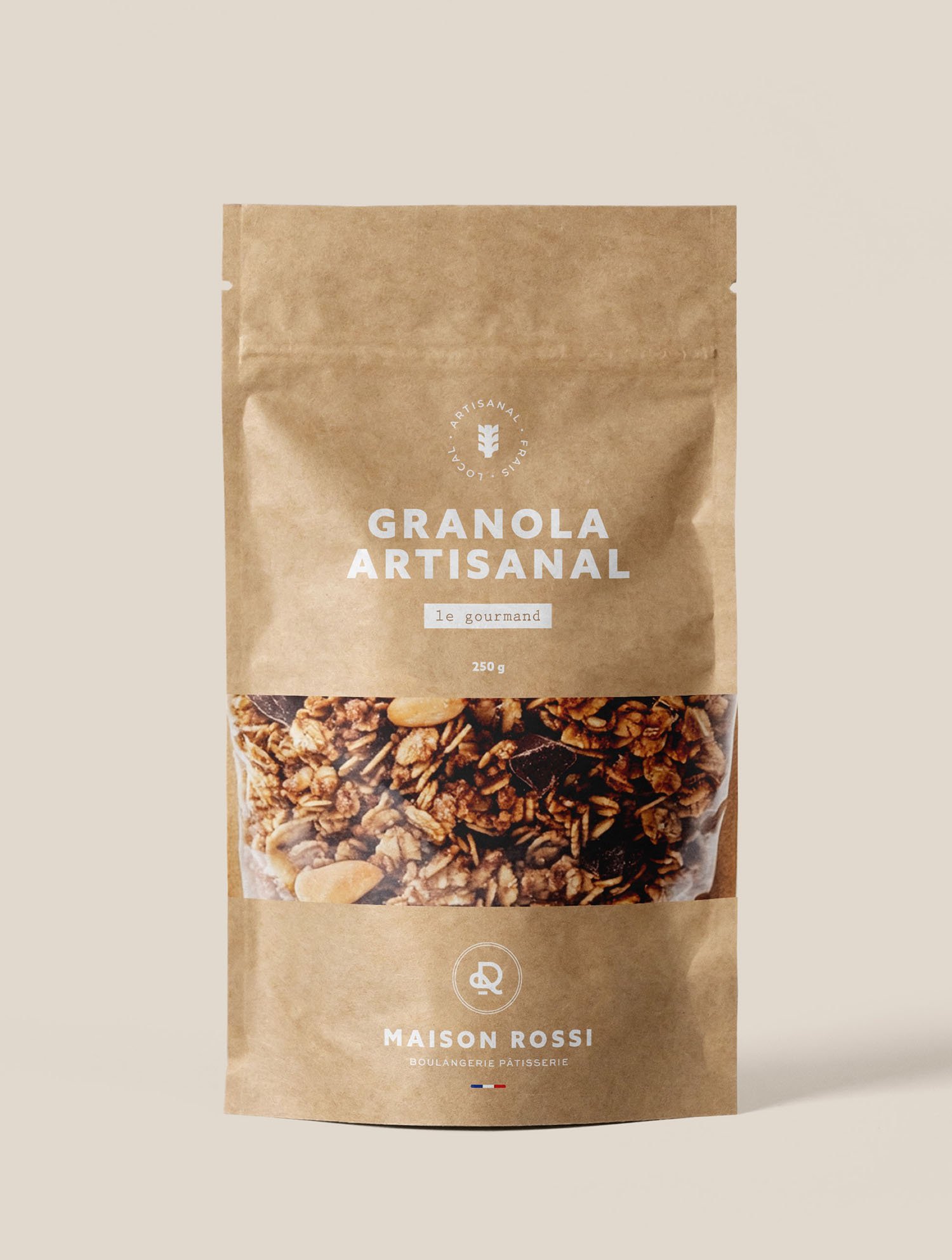 Granola Packaging de la Maison Rossi à Six-Fours-les-Plages