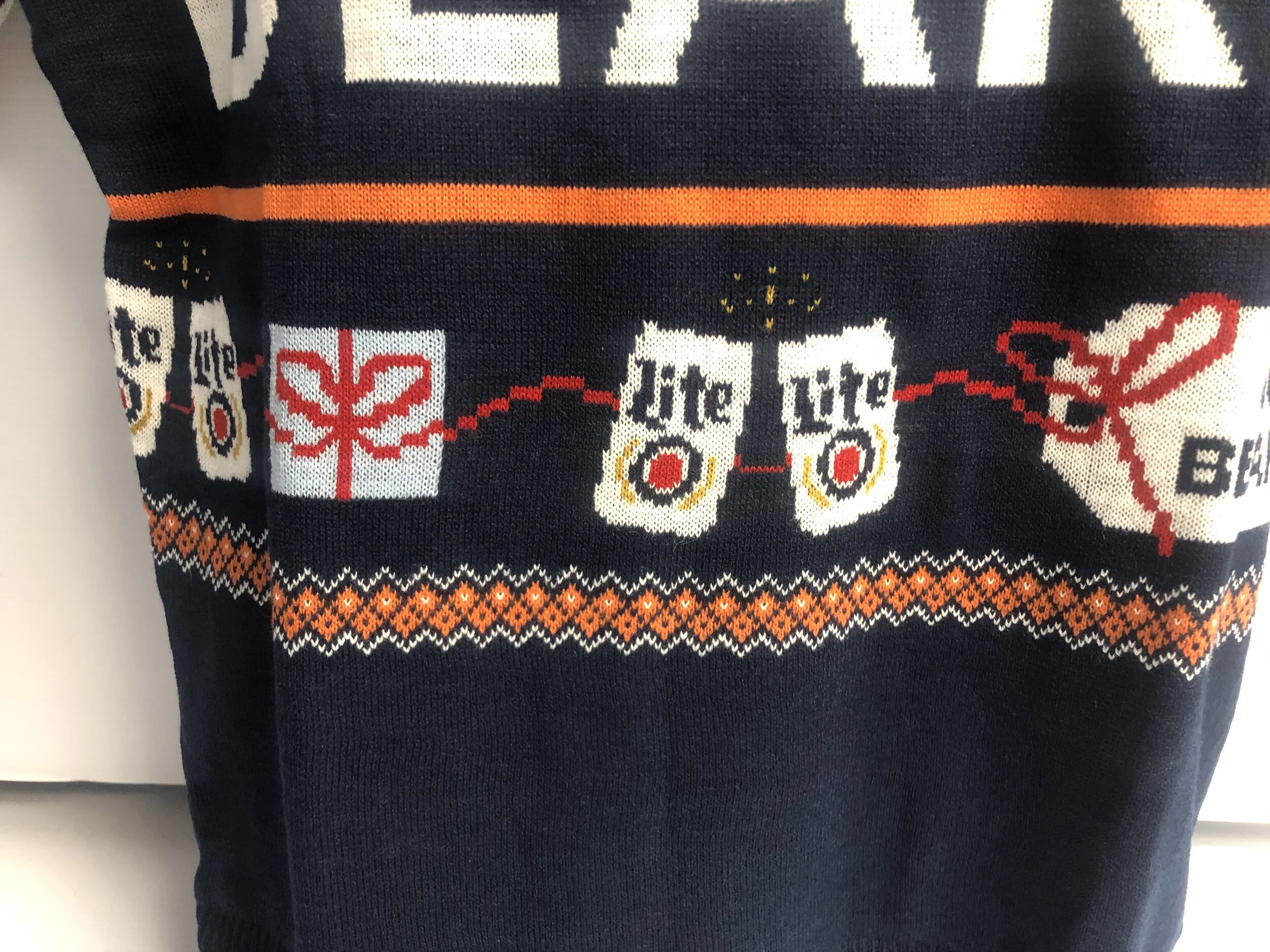 Miller Lite Holiday Sweater - Chicago 