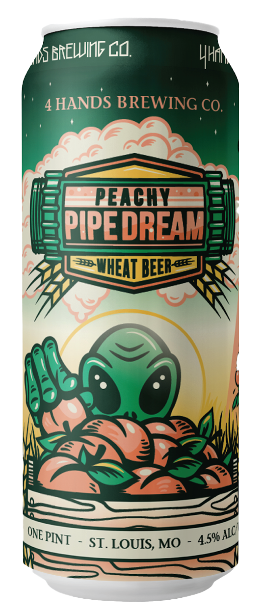 Peachy Pipe Dream Wheat Beer
