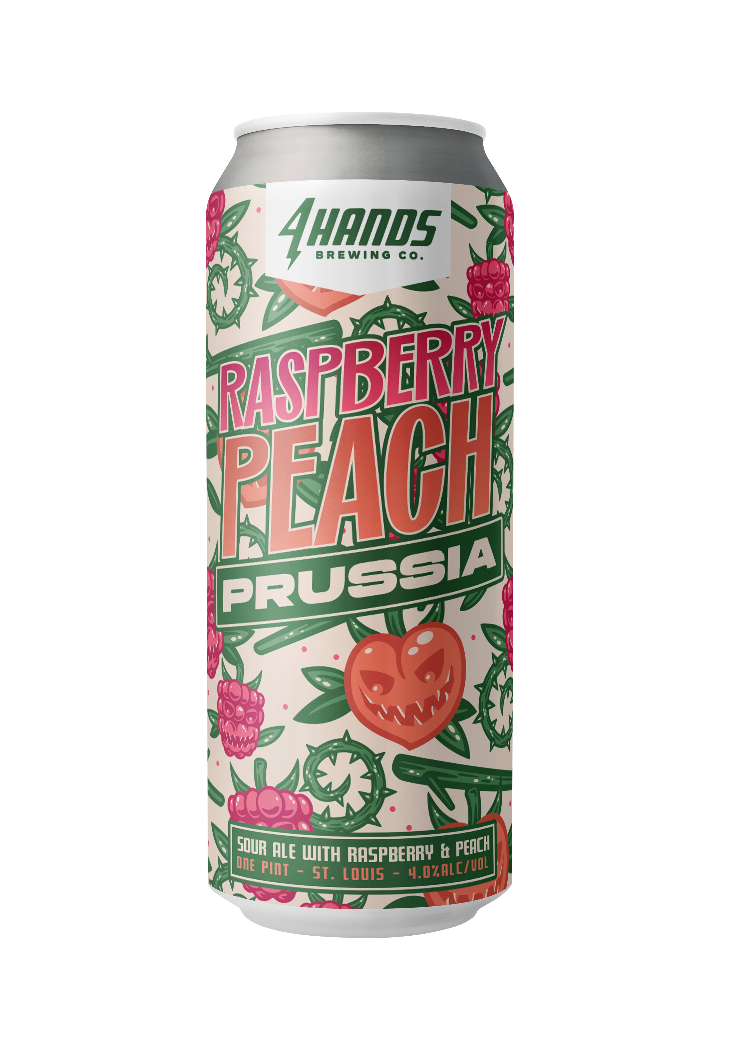 Raspberry Peach Prussia