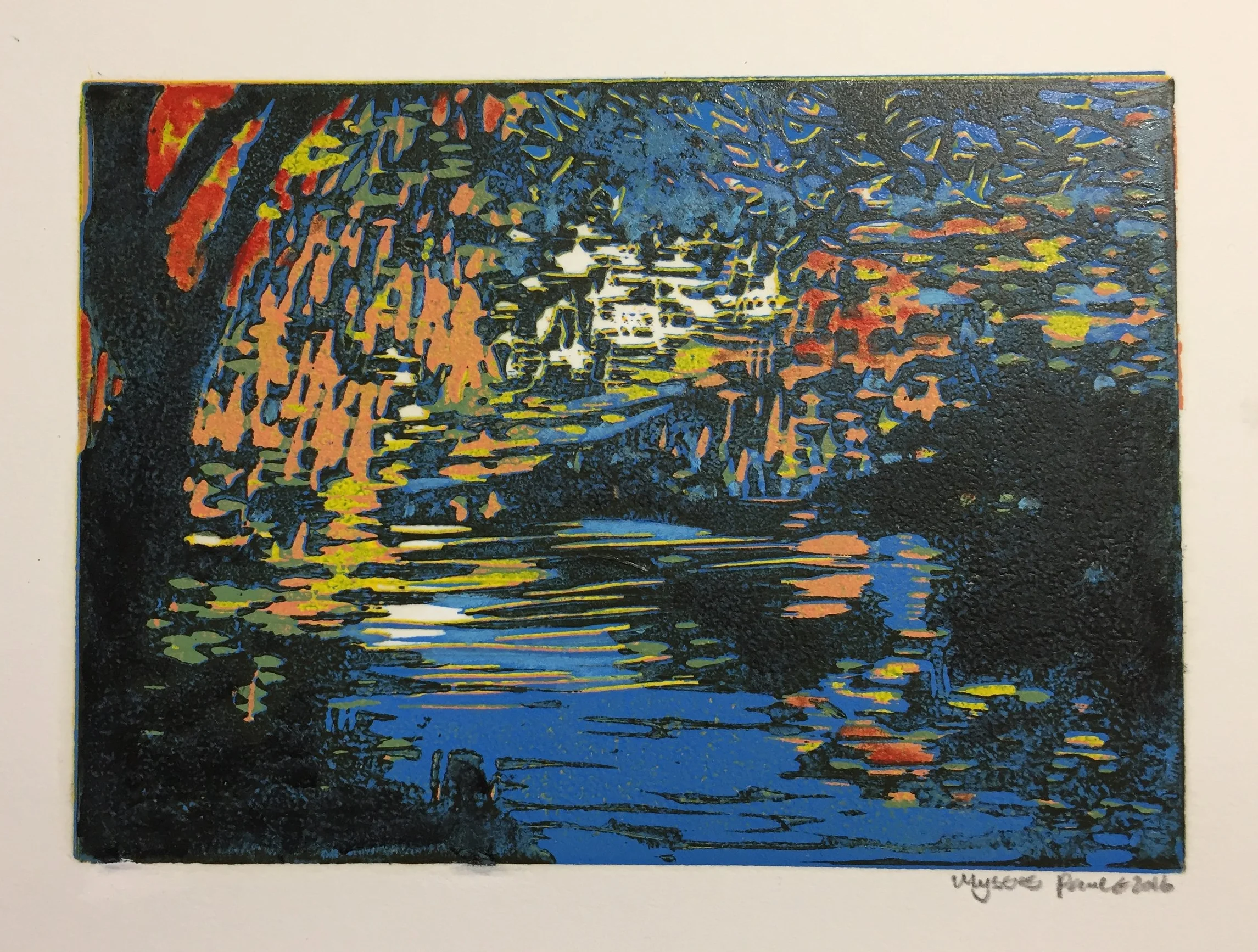 Ulysses limited edition linocut print 1/2
