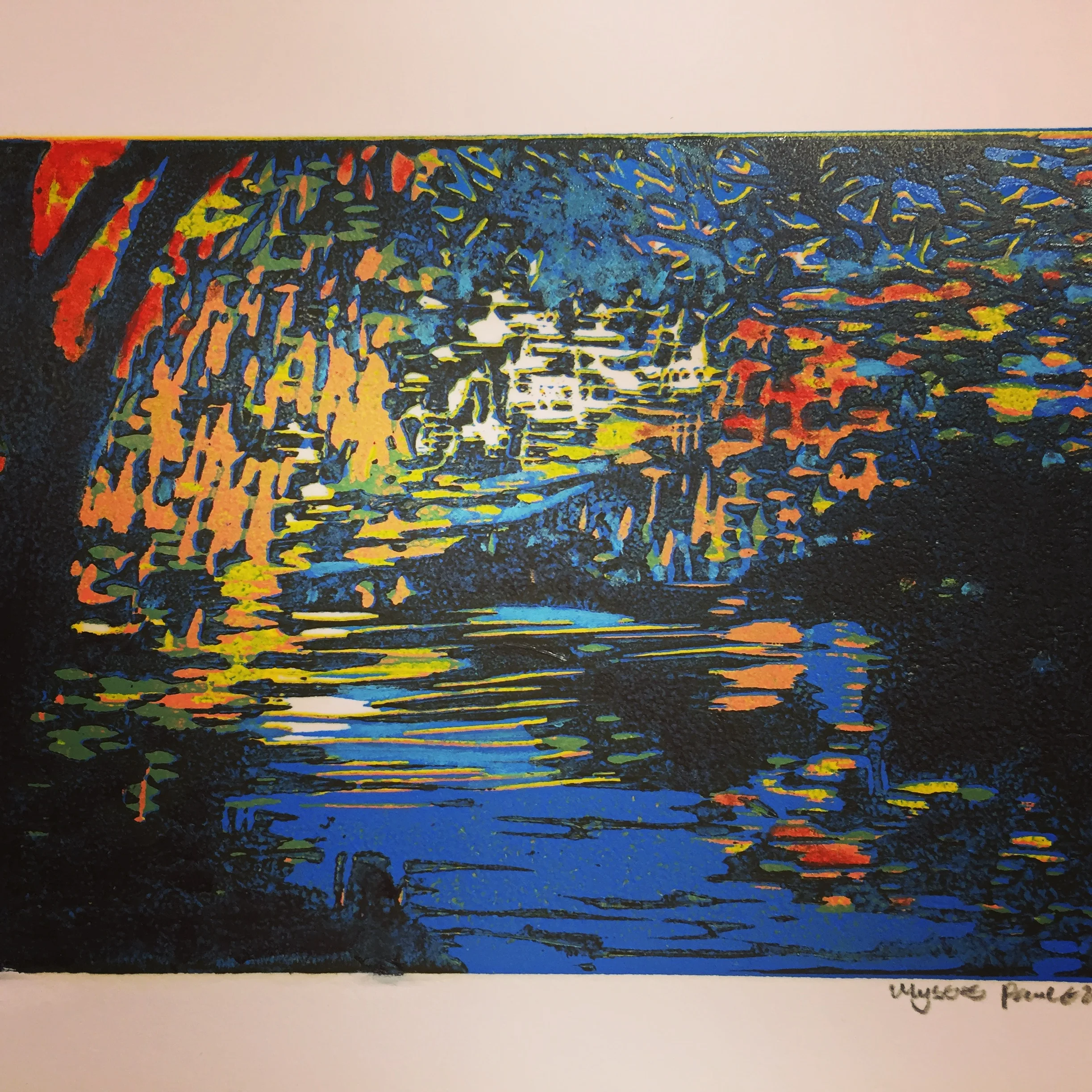 Ulysesses limited edition linocut print 1/2