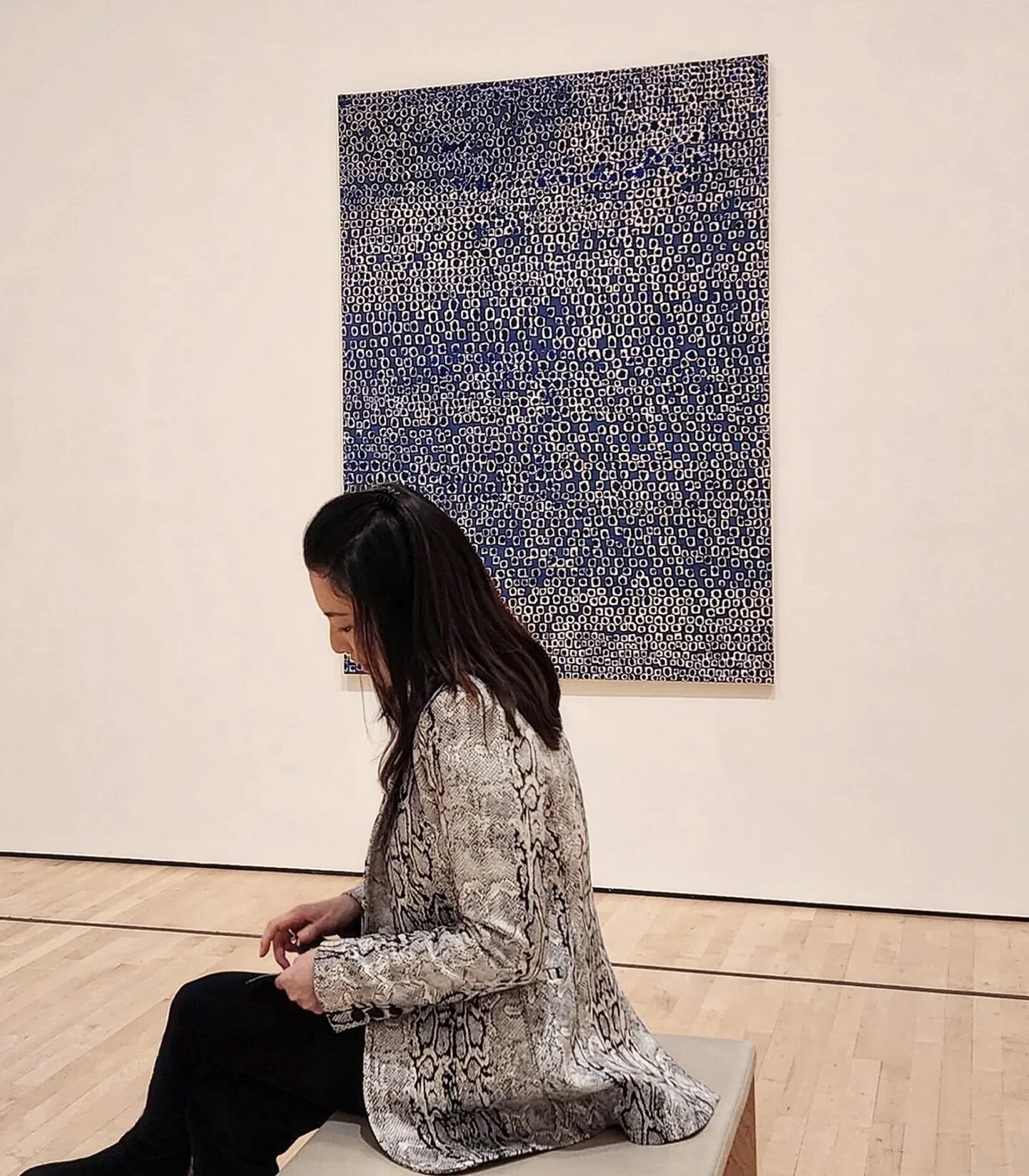 #WhankiKim painting from 1970 and #EllsworthKelly