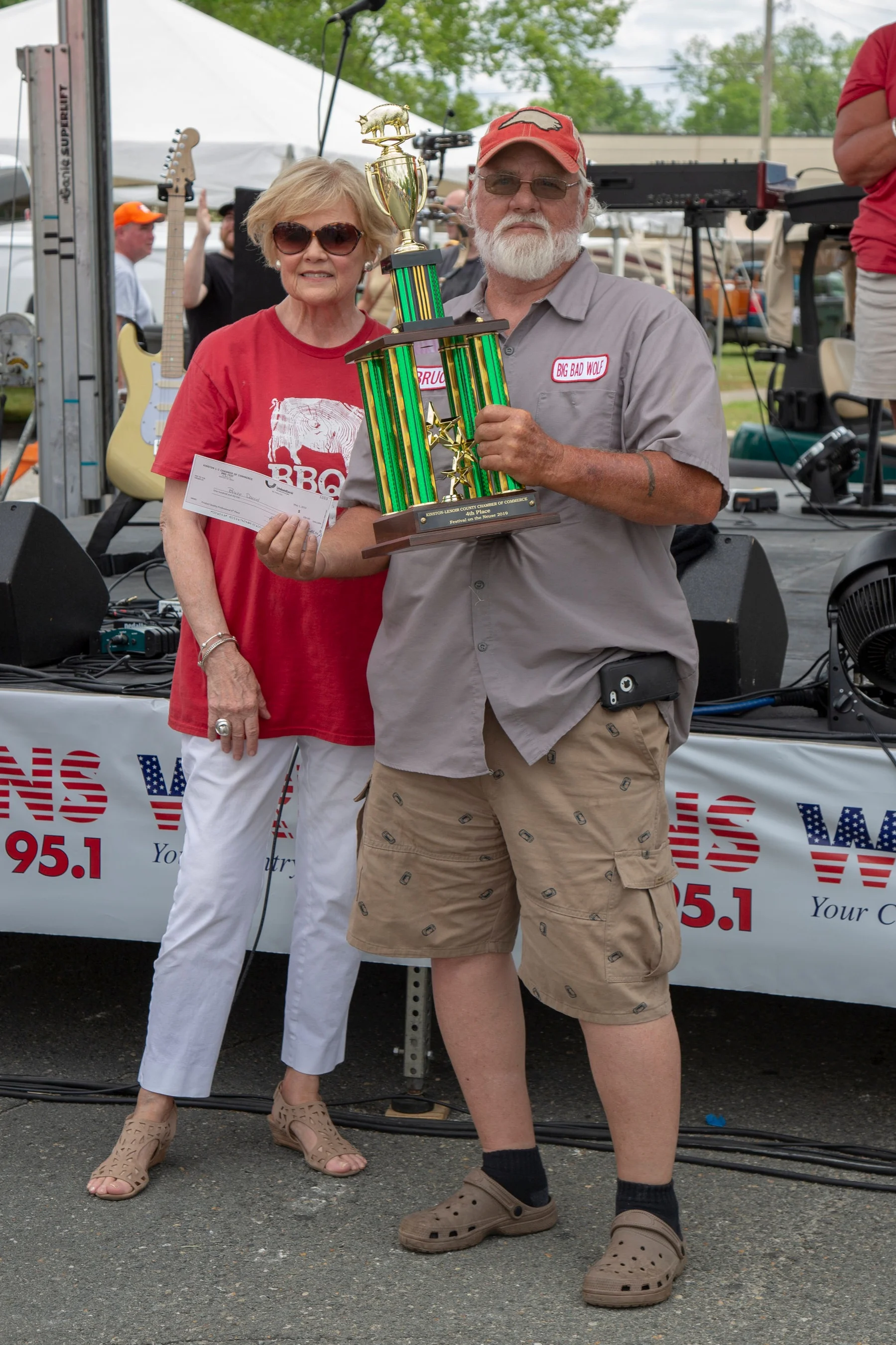 4th Place Team: Bruce Daniel, Big Bad Wolf Sponsor: First Flight Credit Union $100 and Trophy