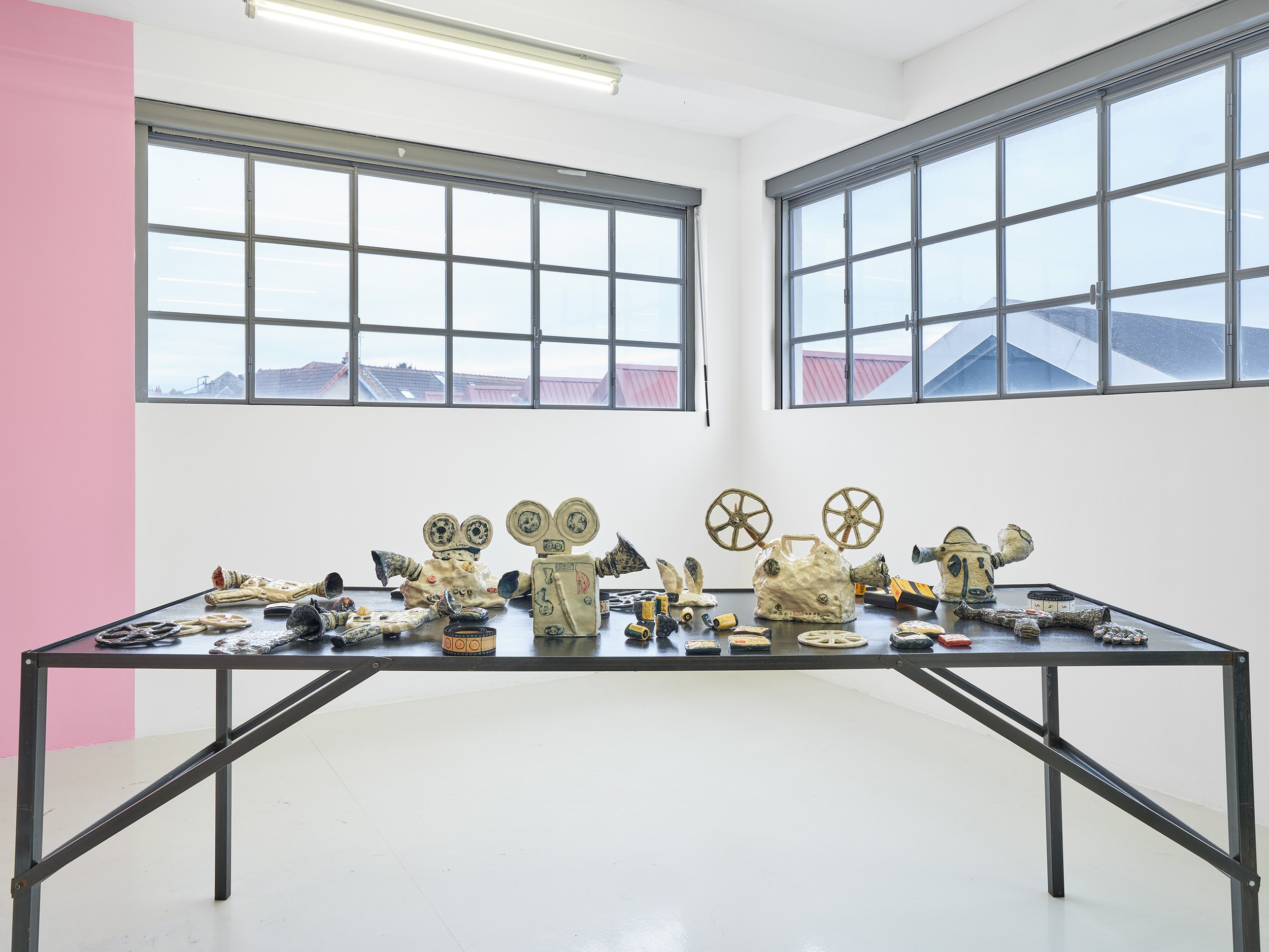 Hooky Wooky -Expo Transpalette/ Ceramiques installation