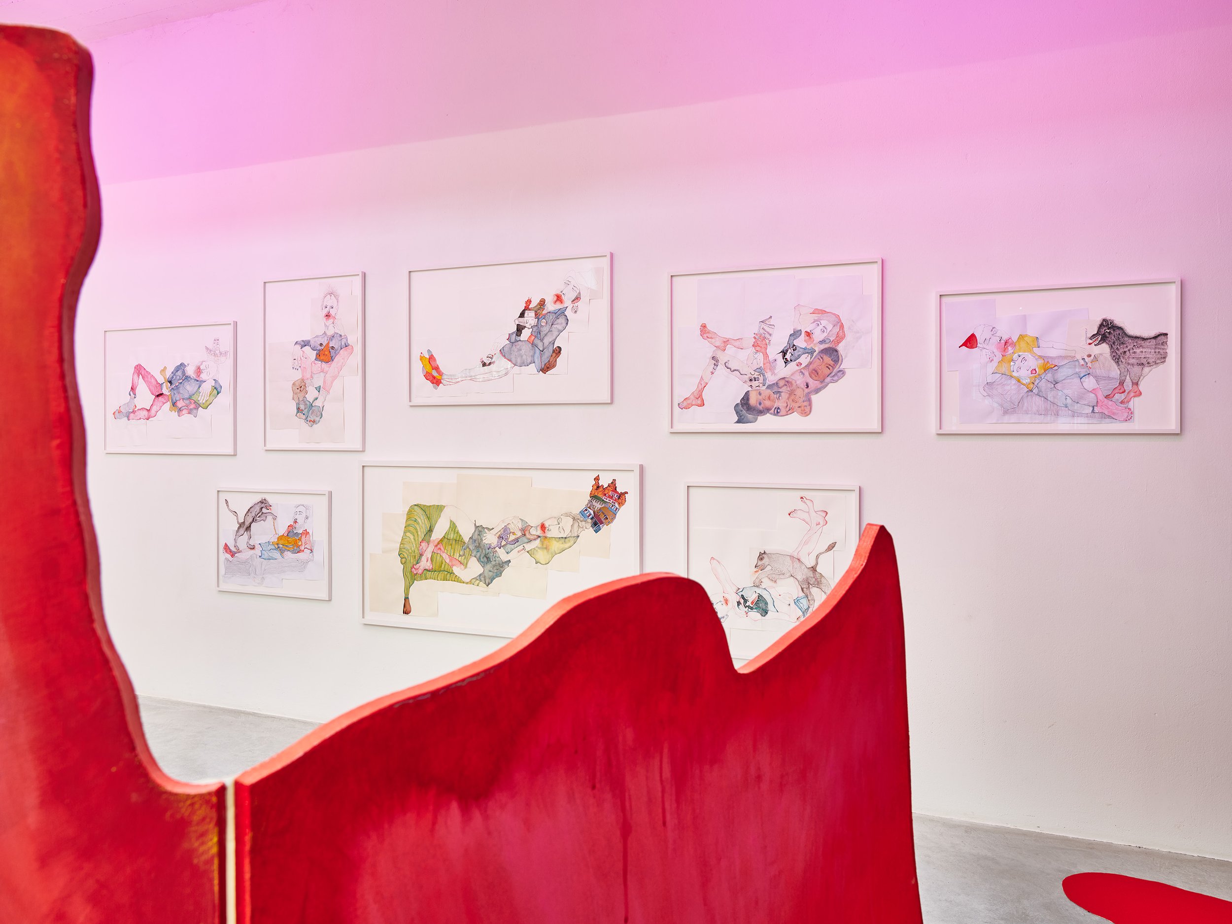 Hooky Wooky-Expo Tranpalette- Dessins Aquarelles Collages