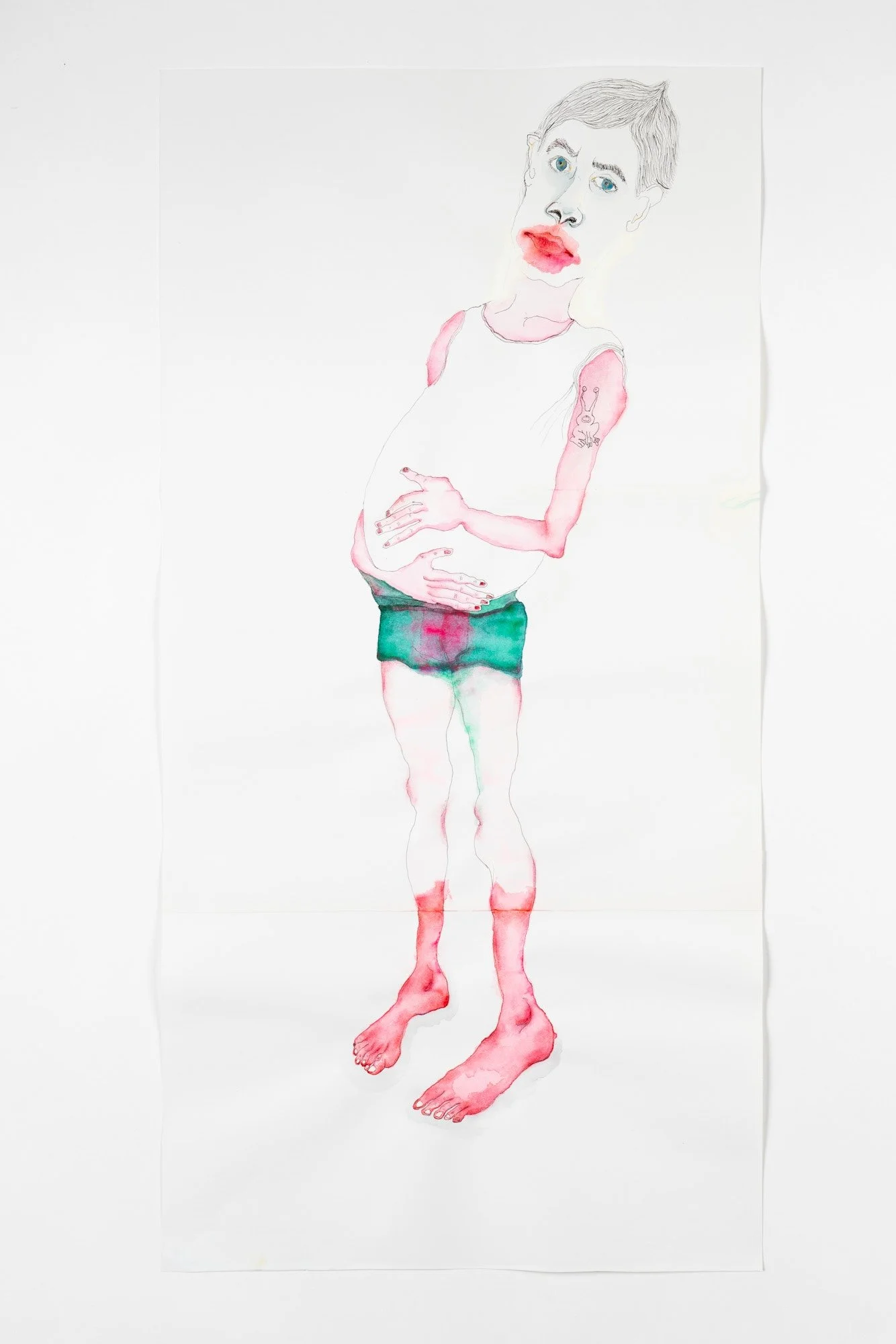 "Anouk" 2026 Aquarelle/stylo