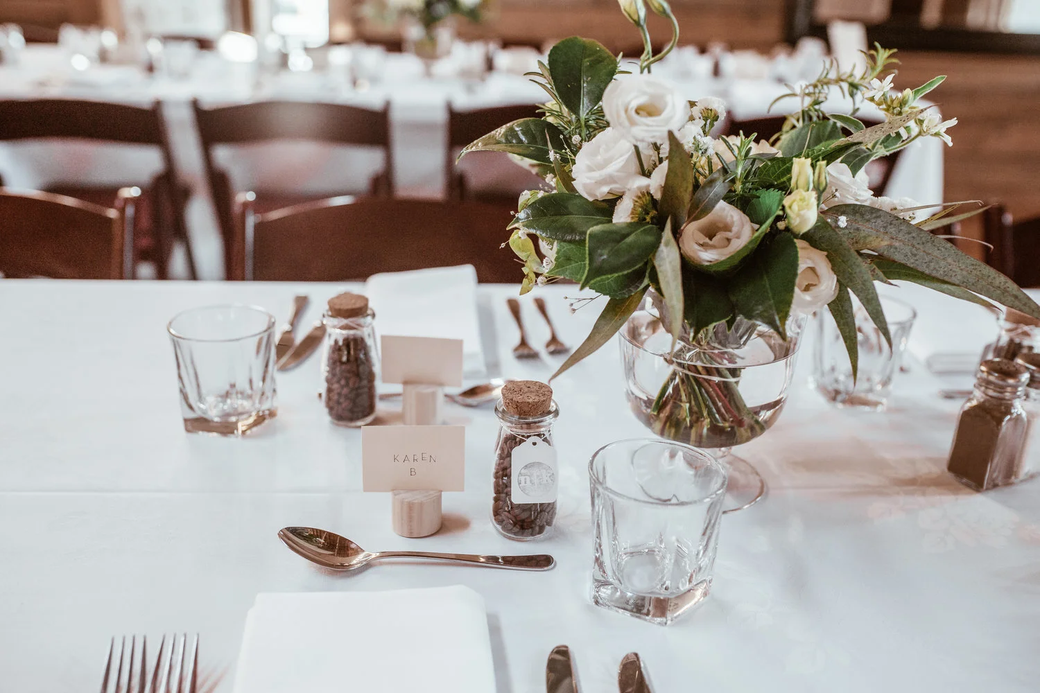 Auckland Wedding Florist Table Flower Studio Nina and Kevin Rustic Centrepiece.jpg