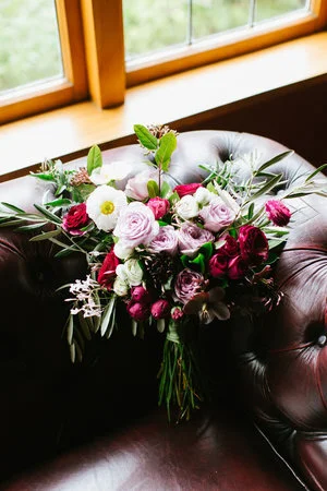 Table Flower Studio Wedding Florist Auckland Beachlands Garden Style Floral Design Bridal Bouquet Pink Red Lush.jpg
