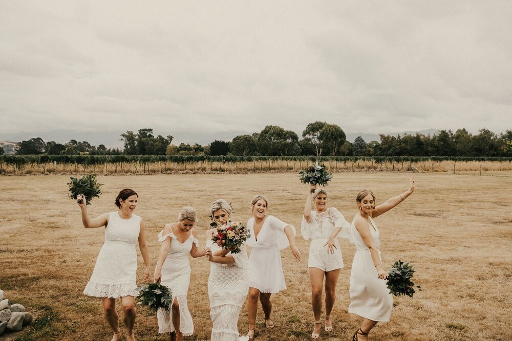 Fun Bridal Party Flowers - Table Flower Studio