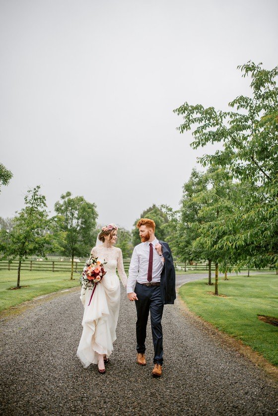 Happy Couple Wedding Flowers - Table Flower Studio