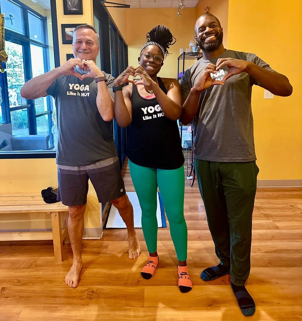 Happy #MoveitMonday, Yogis! 🧘🏽&zwj;♀️

As we celebrate 22 years of sweating together in the MoCo area, we love your love! 

If you can give us an awesome review on our Facebook or Google Review and let us know why you love hot yoga and our studio, 