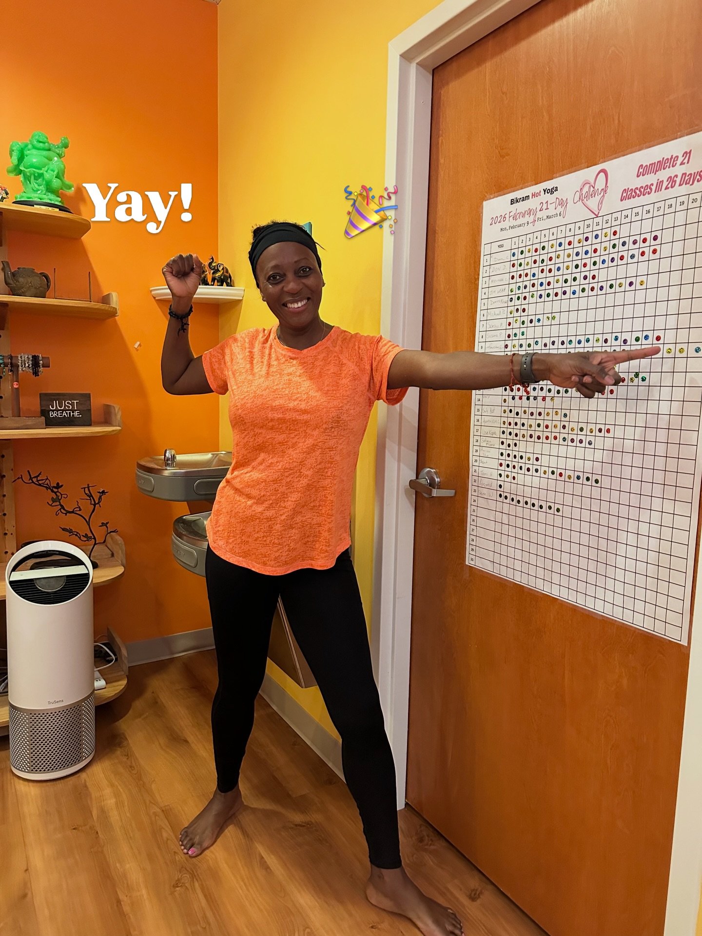 &ldquo;Happy Hump Day! Looking for something FUN to do tonight? We have one time pop-up class at 7:30pm &ndash; &ldquo;Bikram 60 + Weights&rdquo; with Diana!  Bring a light set of weights and be ready to rock n roll! 

Hooray Heather! 💪 - first one 