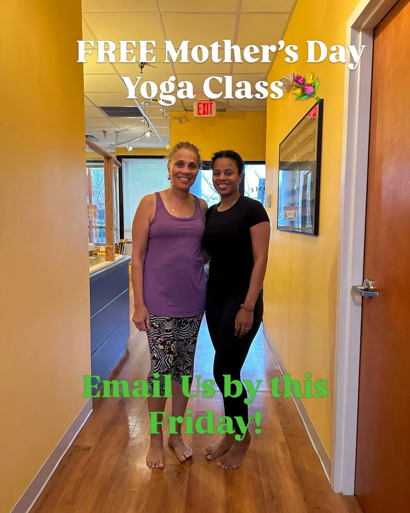 FREE Mother&rsquo;s Day Yoga Class 💐
🌸 Attention Moms! 🌸

If you love our Hot Yoga classes, this one&rsquo;s for you 💛

In honor of Mother&rsquo;s Day, we&rsquo;re gifting ONE FREE class to all moms this weekend!

🗓 Choose your class:
&bull; Sat