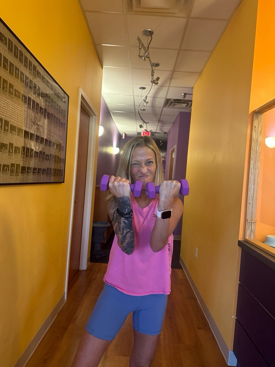 🎉 Happy Hump Day! Hot Off the Press! 🗞️✨

We&rsquo;re excited to introduce a BRAND NEW 45-minute format to our class offerings:

💪 Pilates 45 Min. Express with Weights

Perfect for those who have a longer lunch break during the week or prefer to w