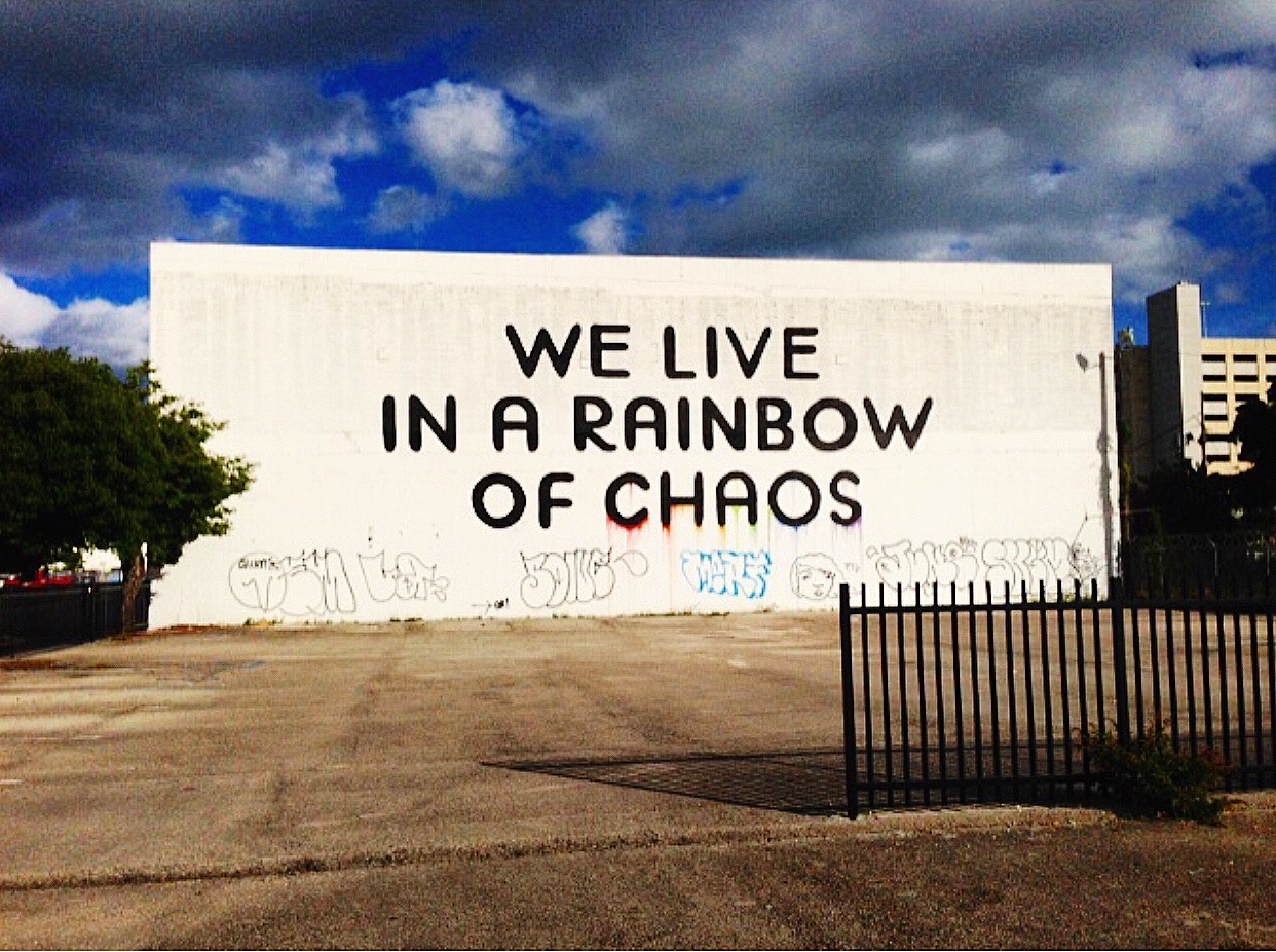 A look back: Downtown street art, exploring the relationship between text, visual art + geography