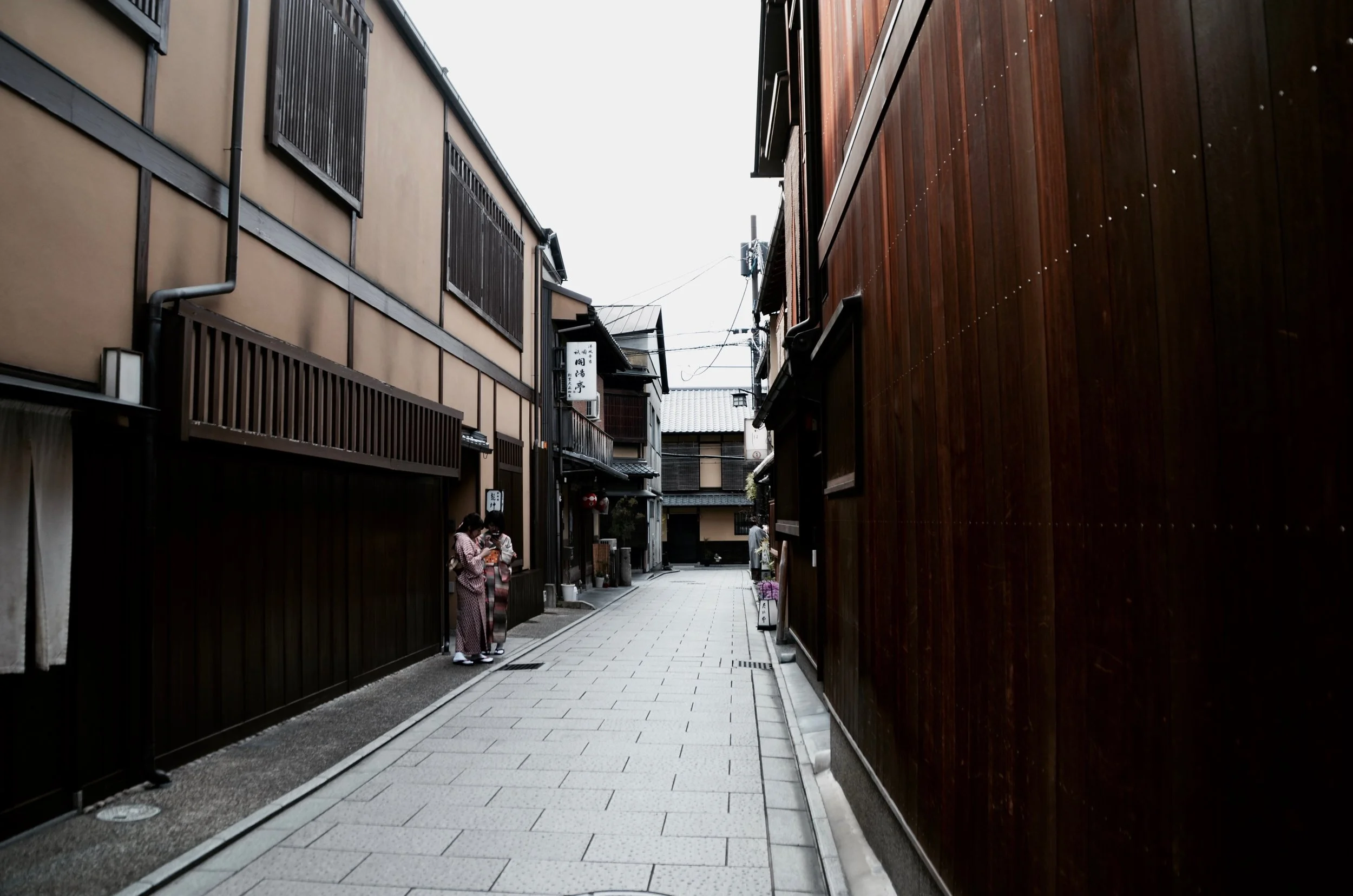 Roaming the streets of Gion “the geisha district  in Kyoto”