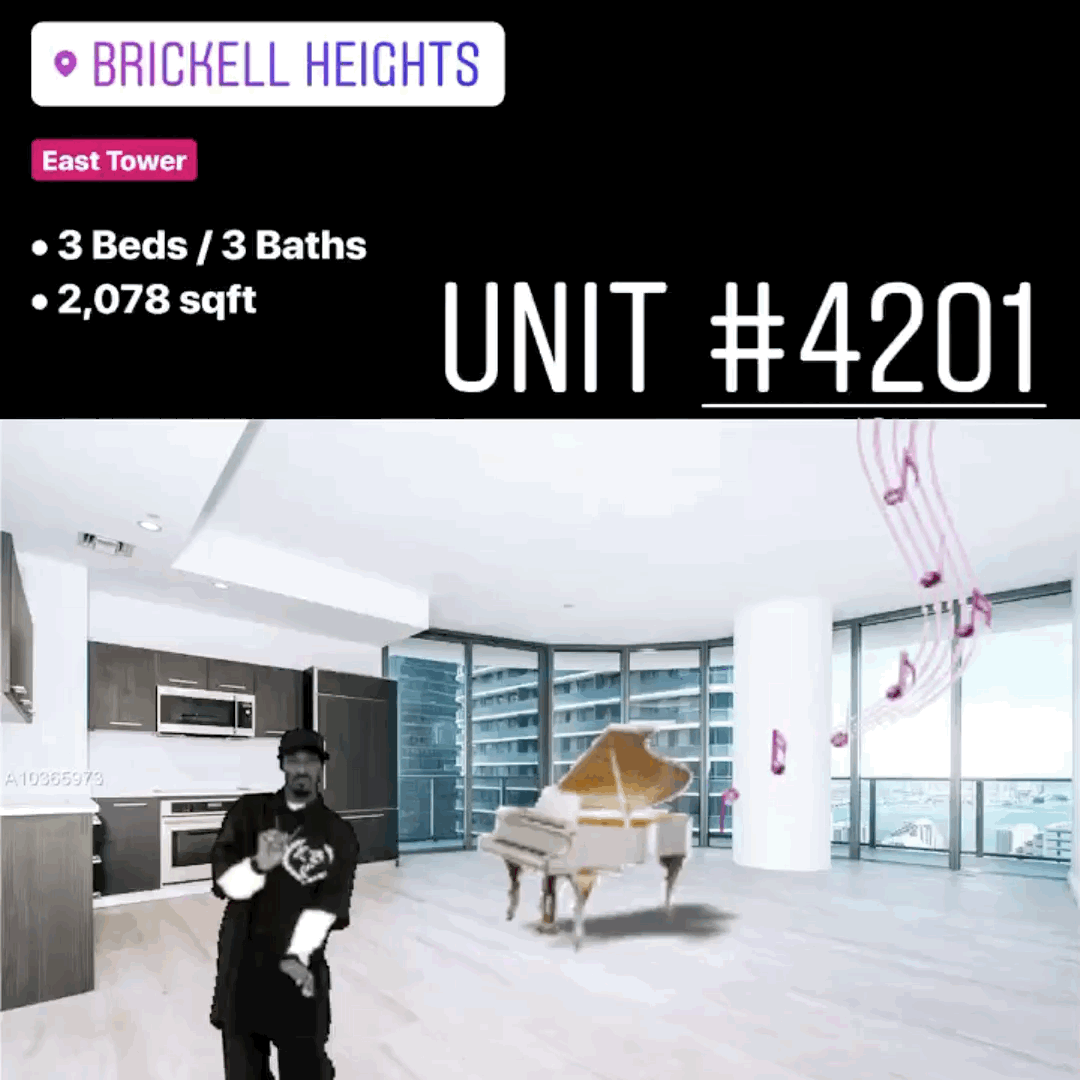 Up High in Brickell Heights unit 4201. This brand new unit is still available for Sale