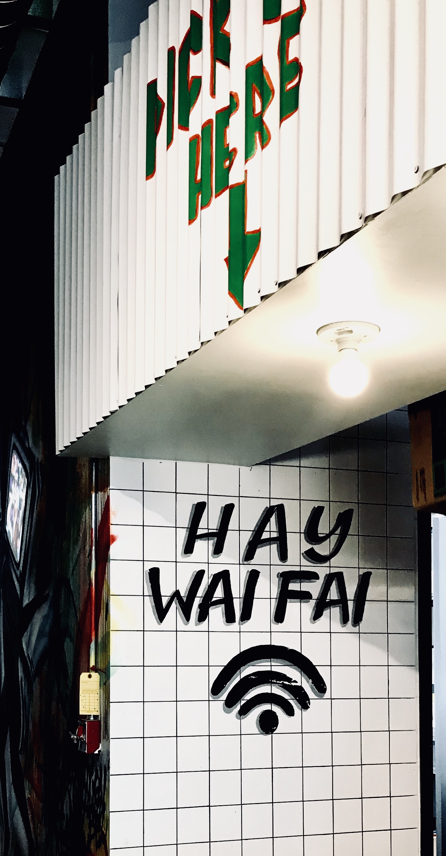 THANK YOU FOR THE WAI FAI📍The Taco Stand 🌮photo by Nadia Bouzid