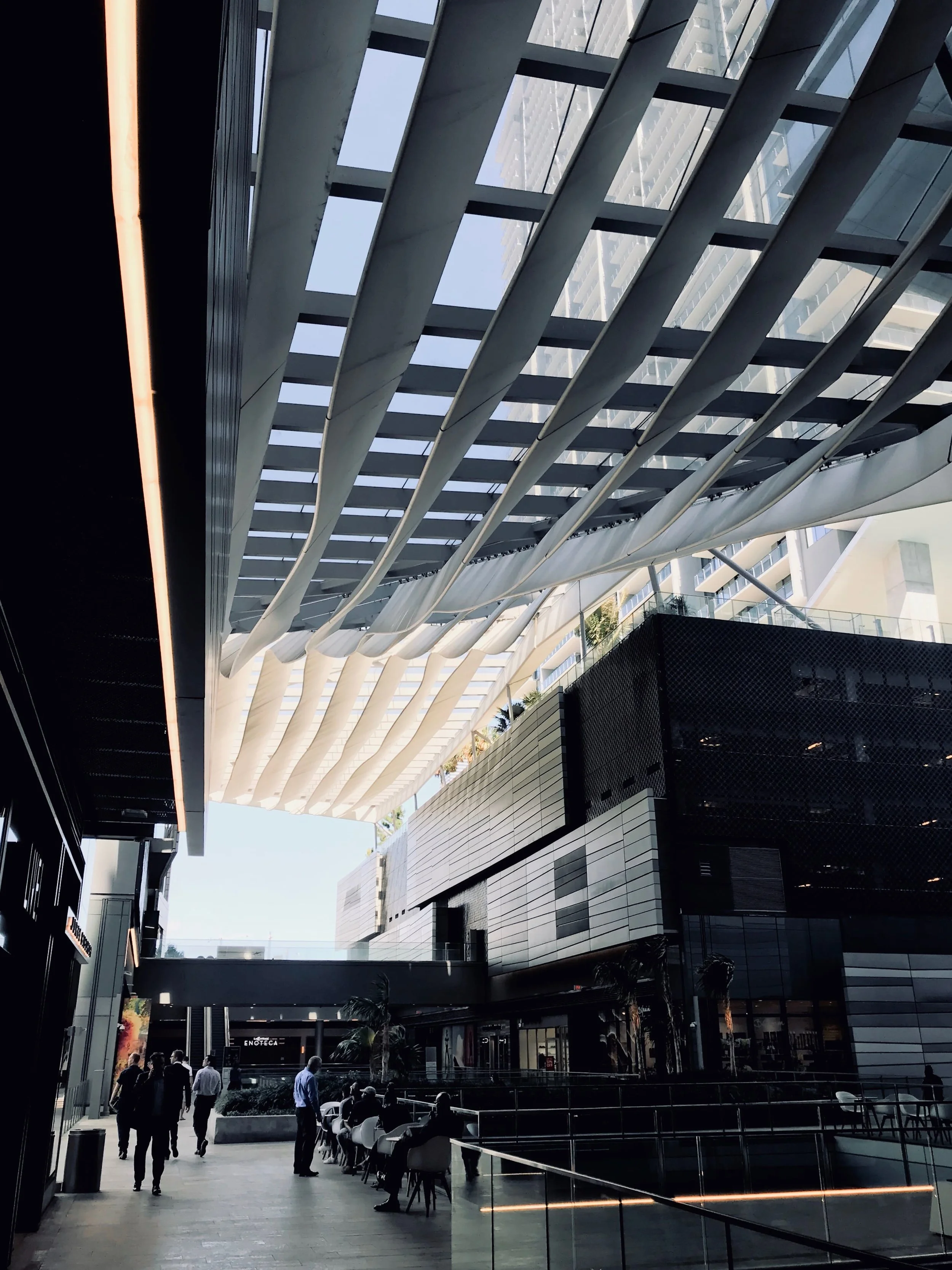 Climate Ribbon by: Hugh Dutton and AssociesLocation: Brickell City CenterPhoto By NB