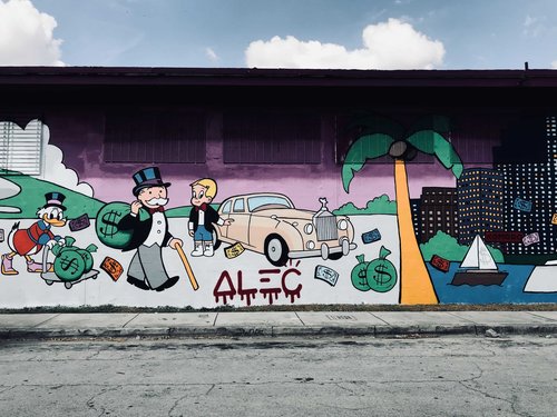 hypeart: @alecmonopoly pays respect to @virgilabloh with this latest mural  in Wynwood, Miami commemorating the legacy of the distinguished…