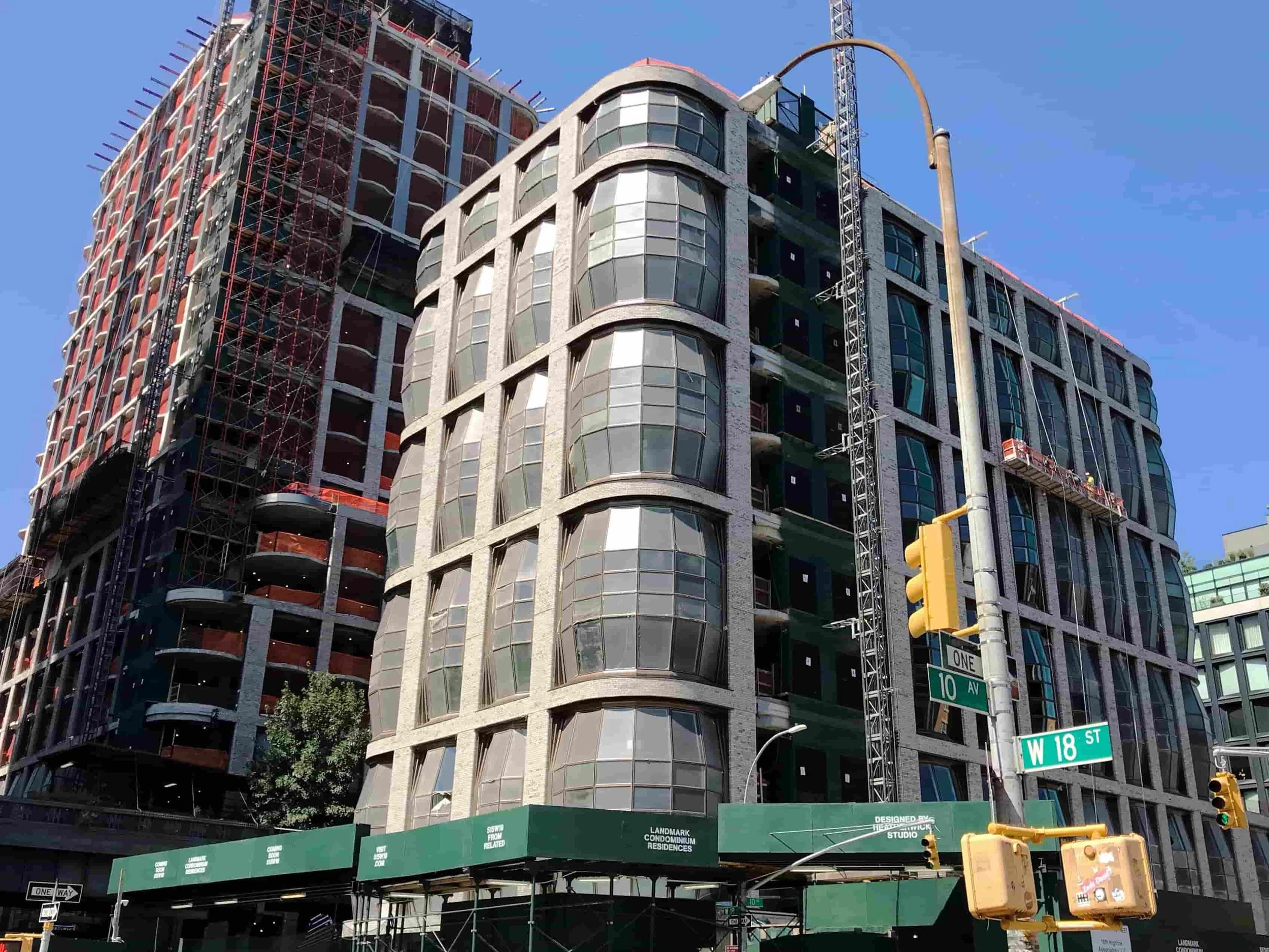 LOOKING GOOD! #constructionupdate.  Heatherwick Studio's new residencial complex is located in the heart of New York's art gallery district