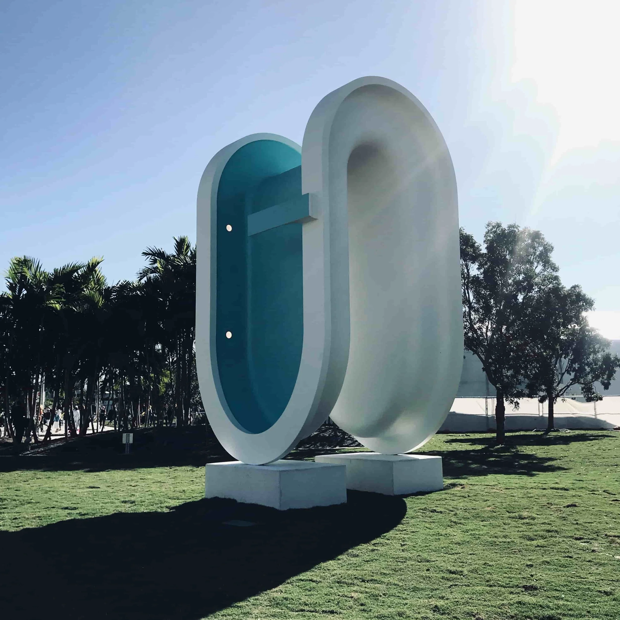 A Bent Pool by Elmgreen & Dragset, is the centerpiece for Design Miami/ 2019