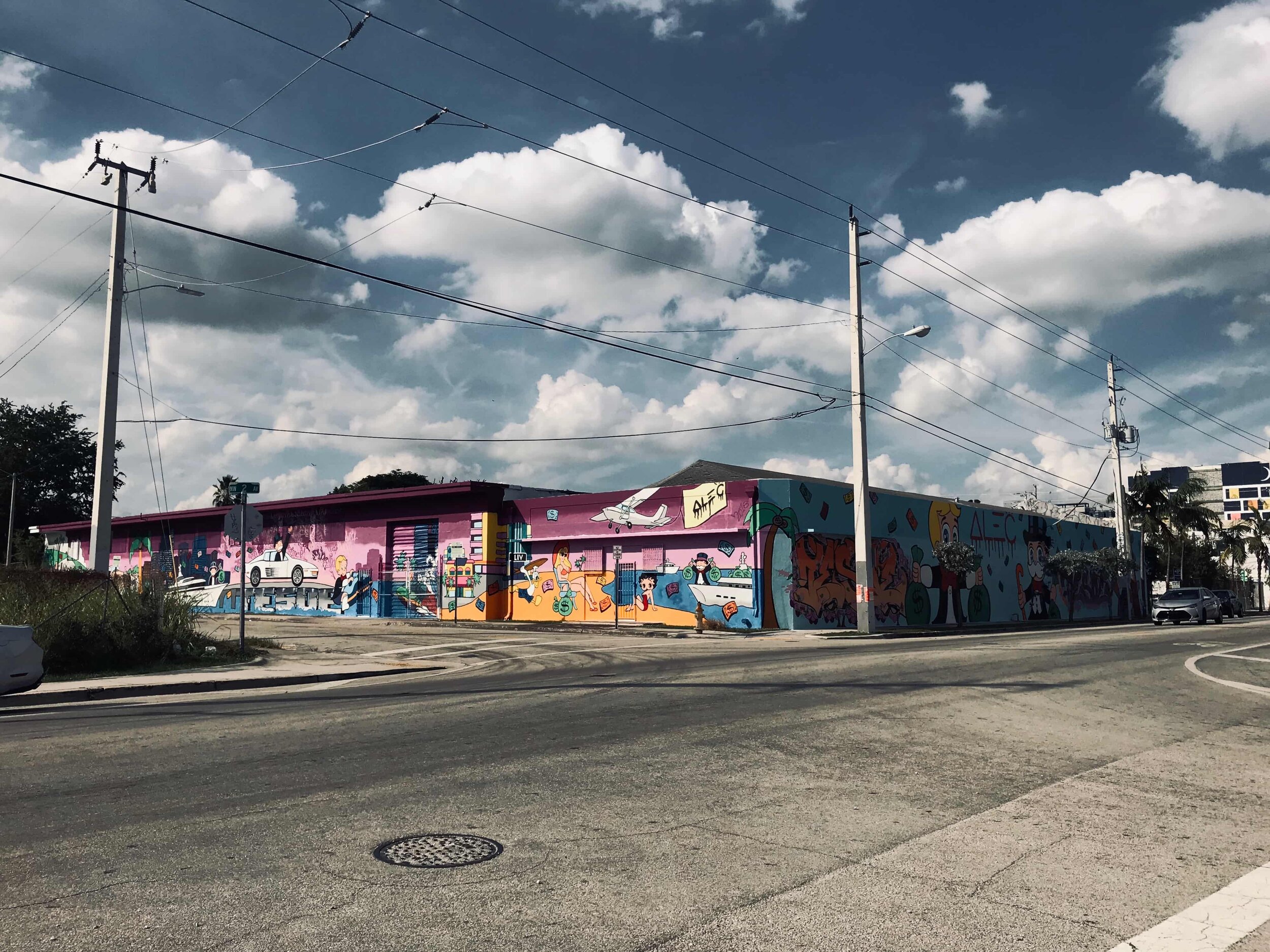 The entire mural from afar