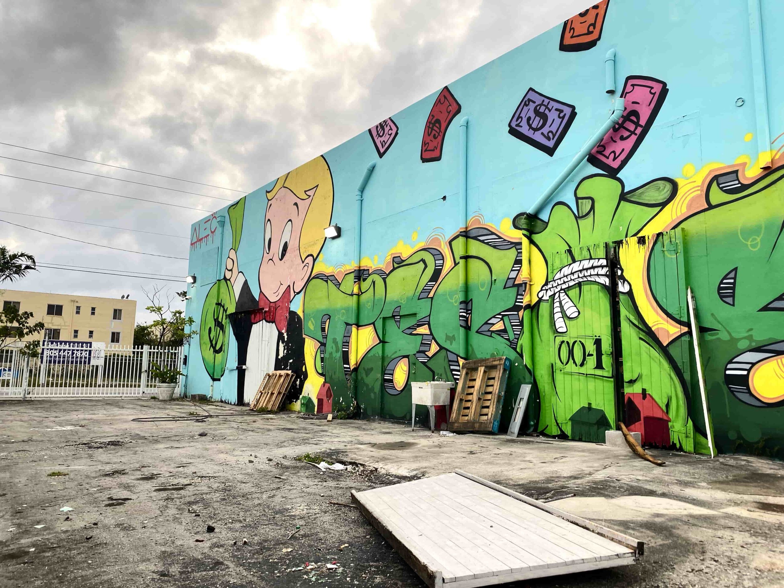 hypeart: @alecmonopoly pays respect to @virgilabloh with this latest mural  in Wynwood, Miami commemorating the legacy of the distinguished…