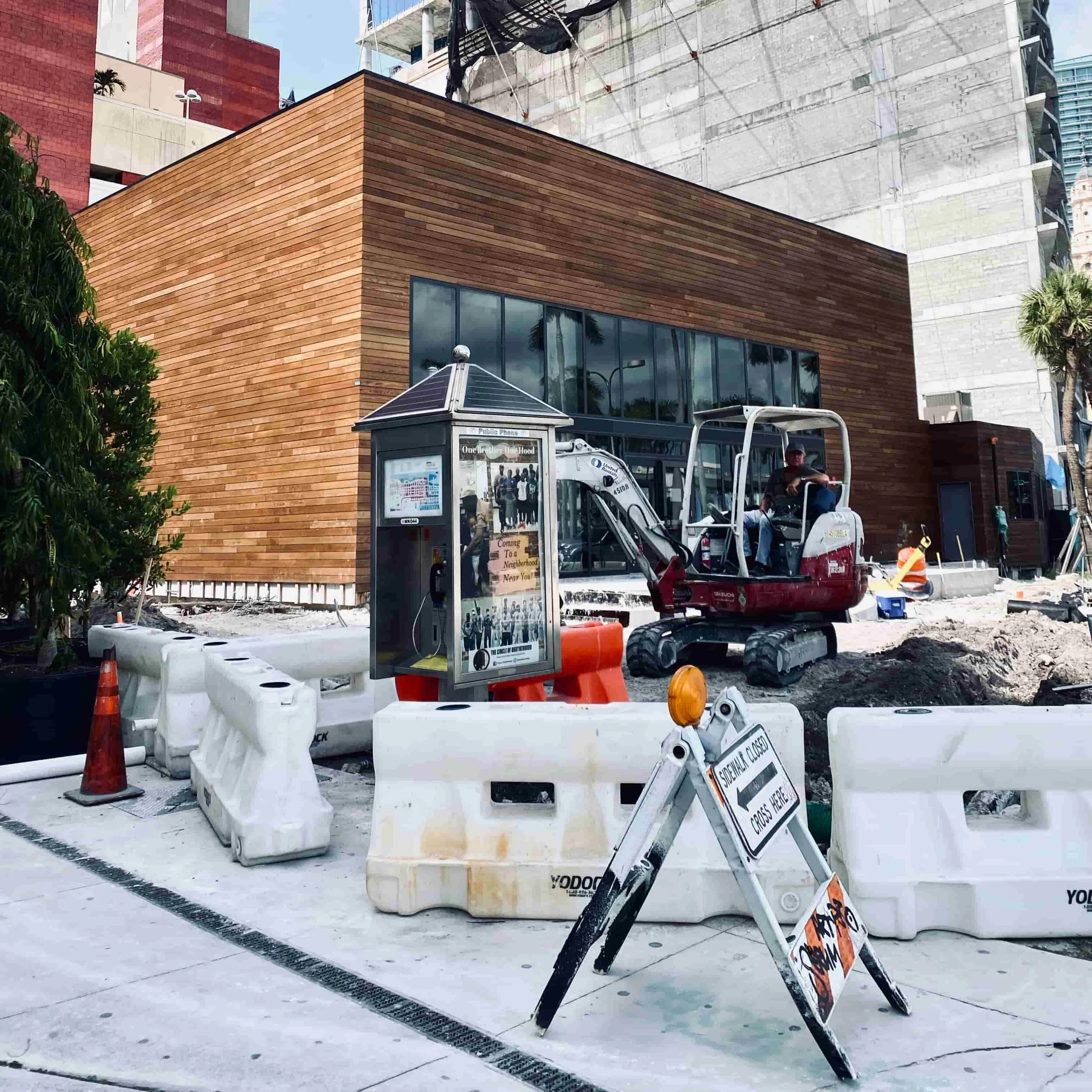 The sales center for the new Waldorf Astoria Miami Hotel and Residences is almost ready