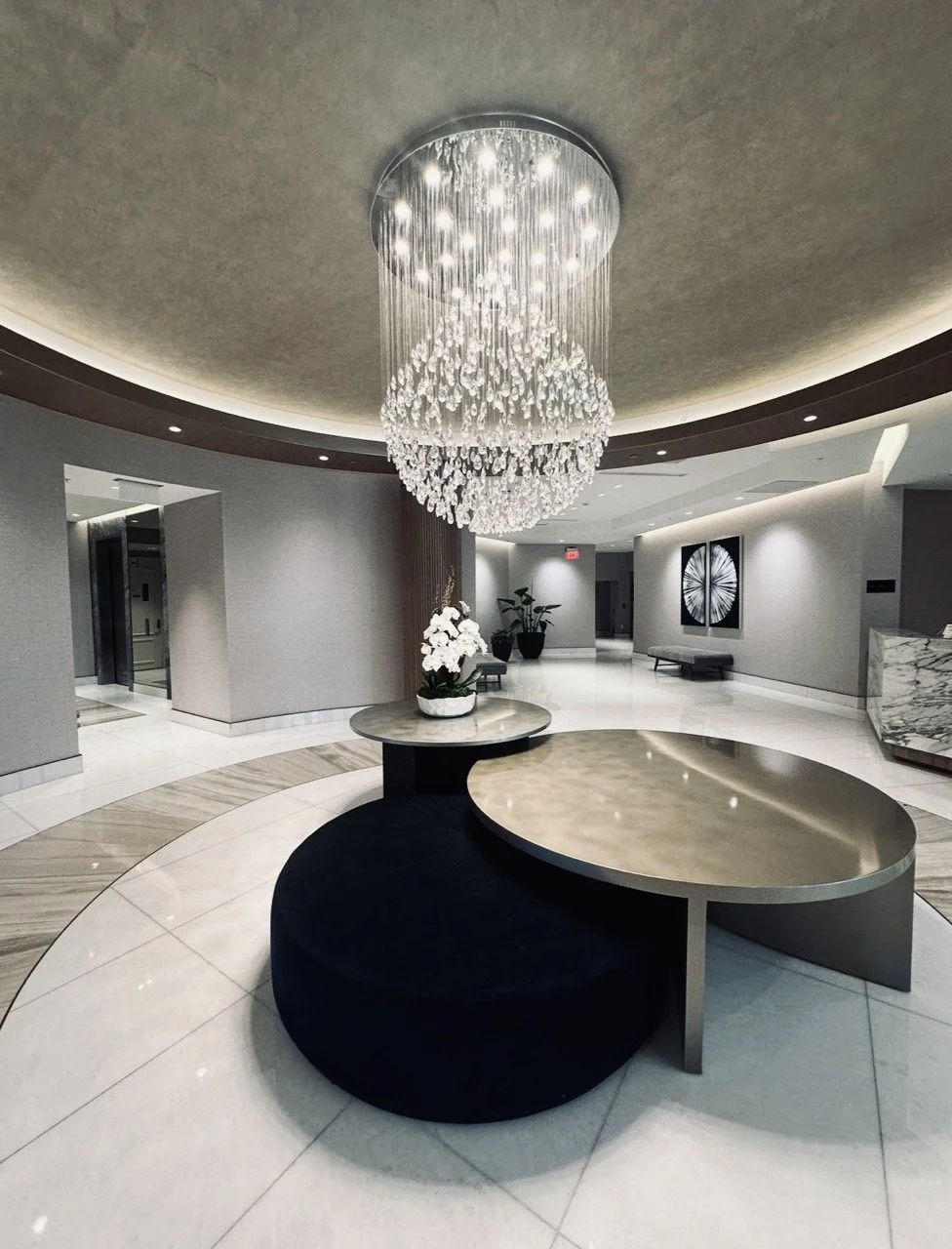 “Brickell Key condo building interior” “Photo by Nadia Bouzid”