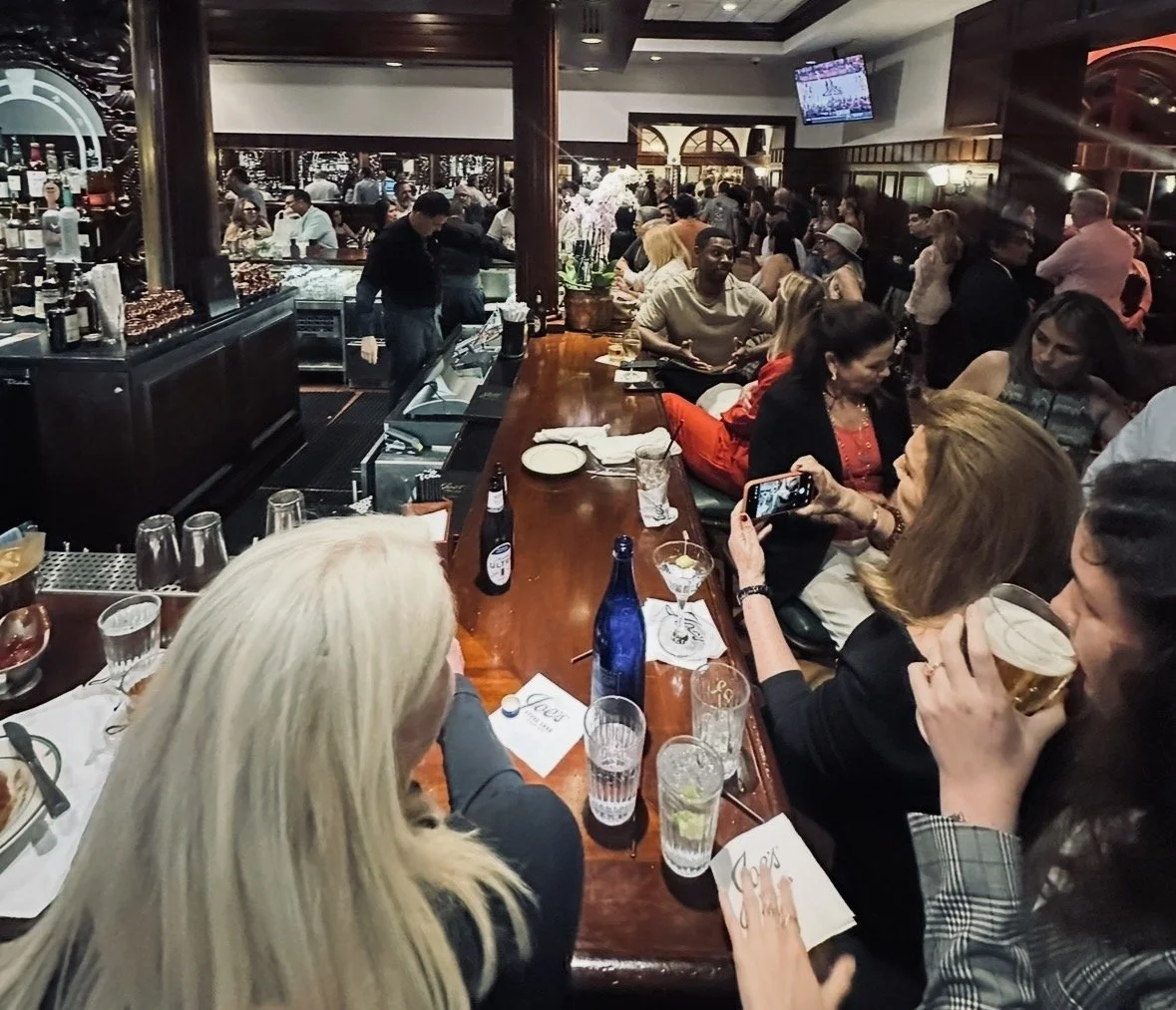 Miami Crowded Restaurant