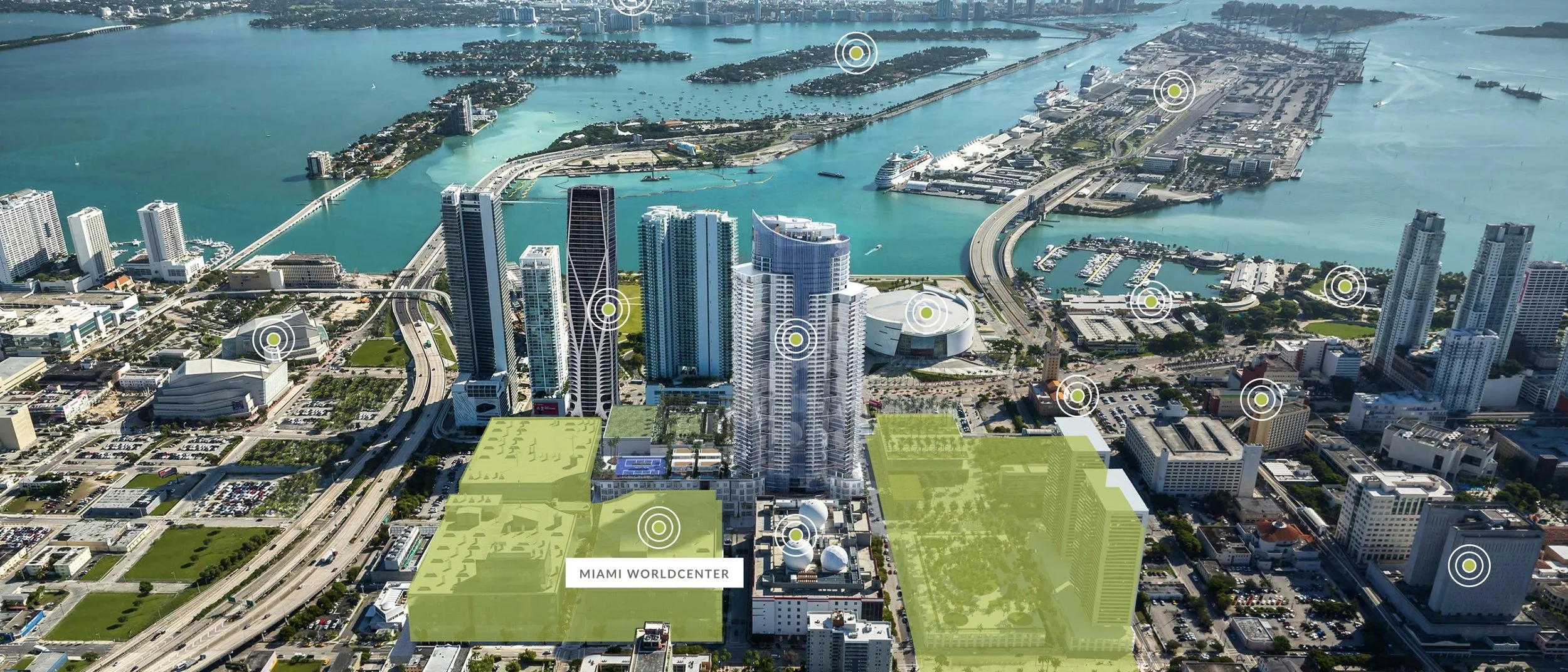Miami Worldcenter site from above