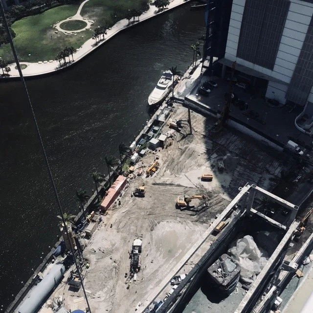 Picture of the lot where Aston Martin Residences Miami was built