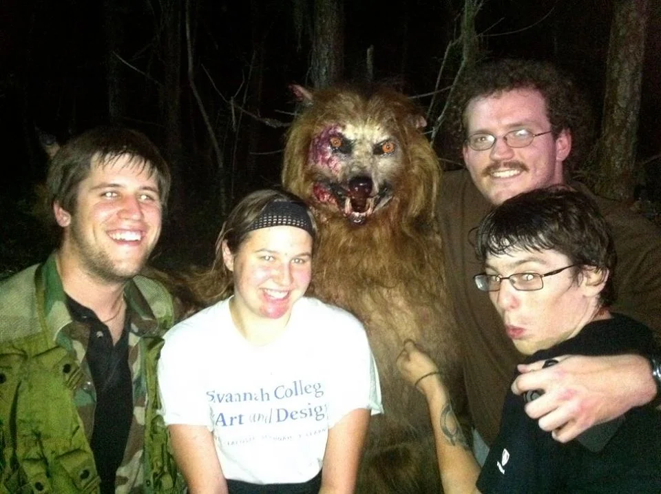  Werewolf photo bomb, a first for the genre!