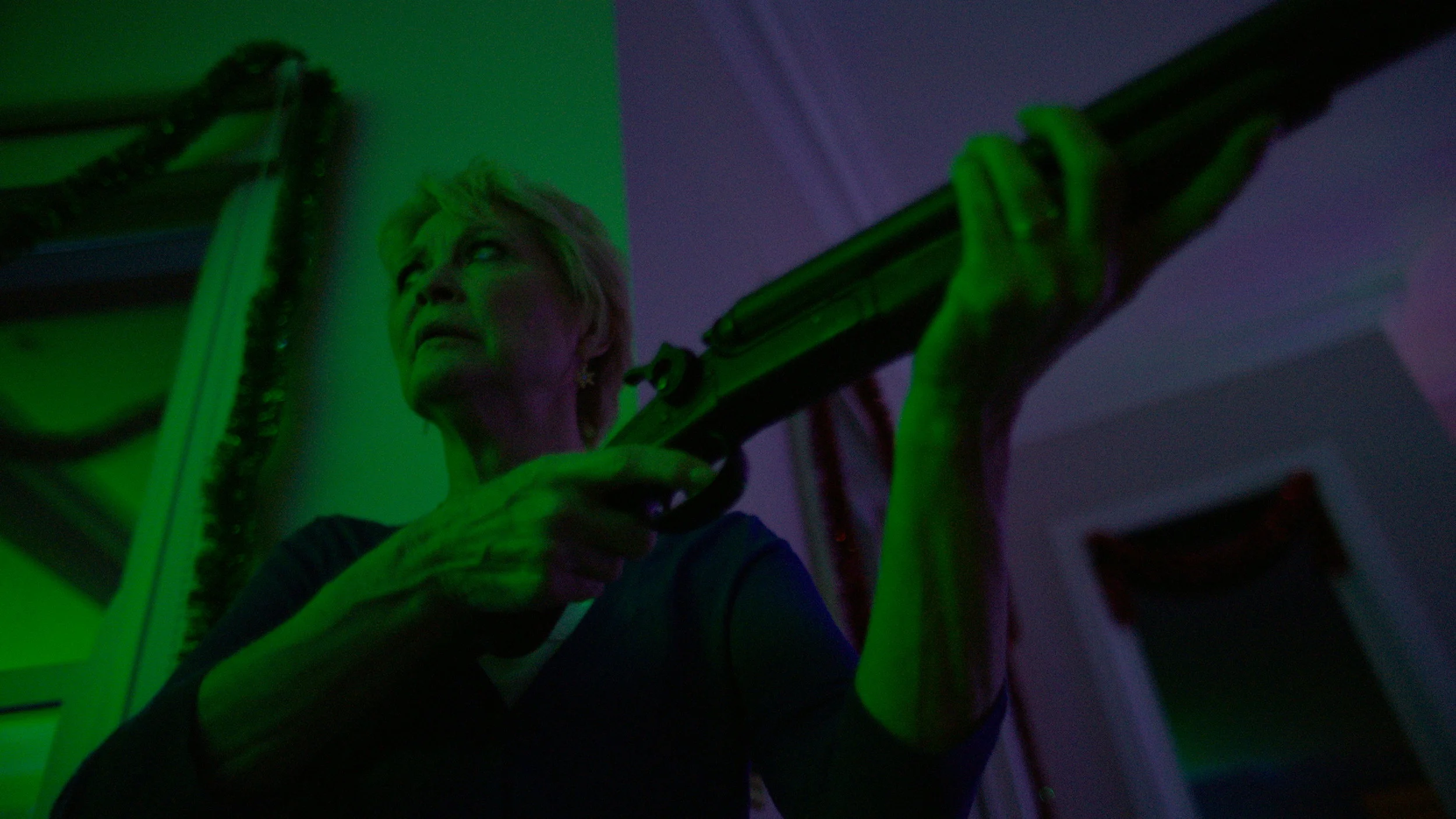 Dee Wallace Gun Green - Red Christmas Photo by Douglas Burgdorff.jpeg