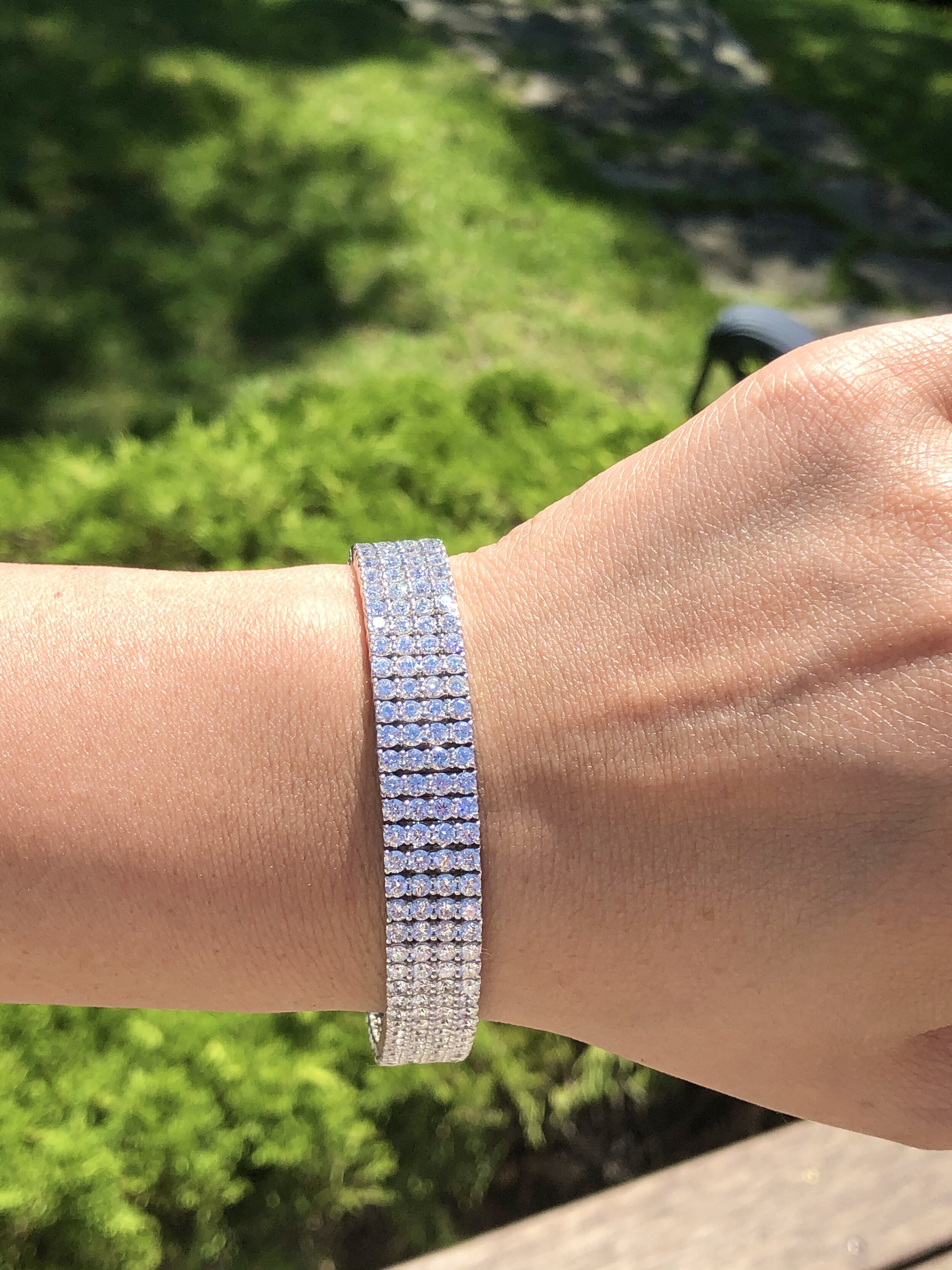 Update 74+ 4 row diamond bracelet